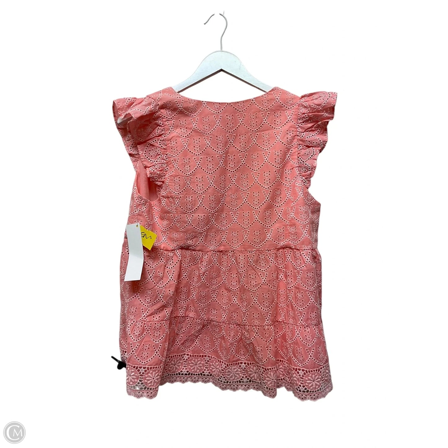 Top Short Sleeve Designer By Lilly Pulitzer In Pink, Size: 10