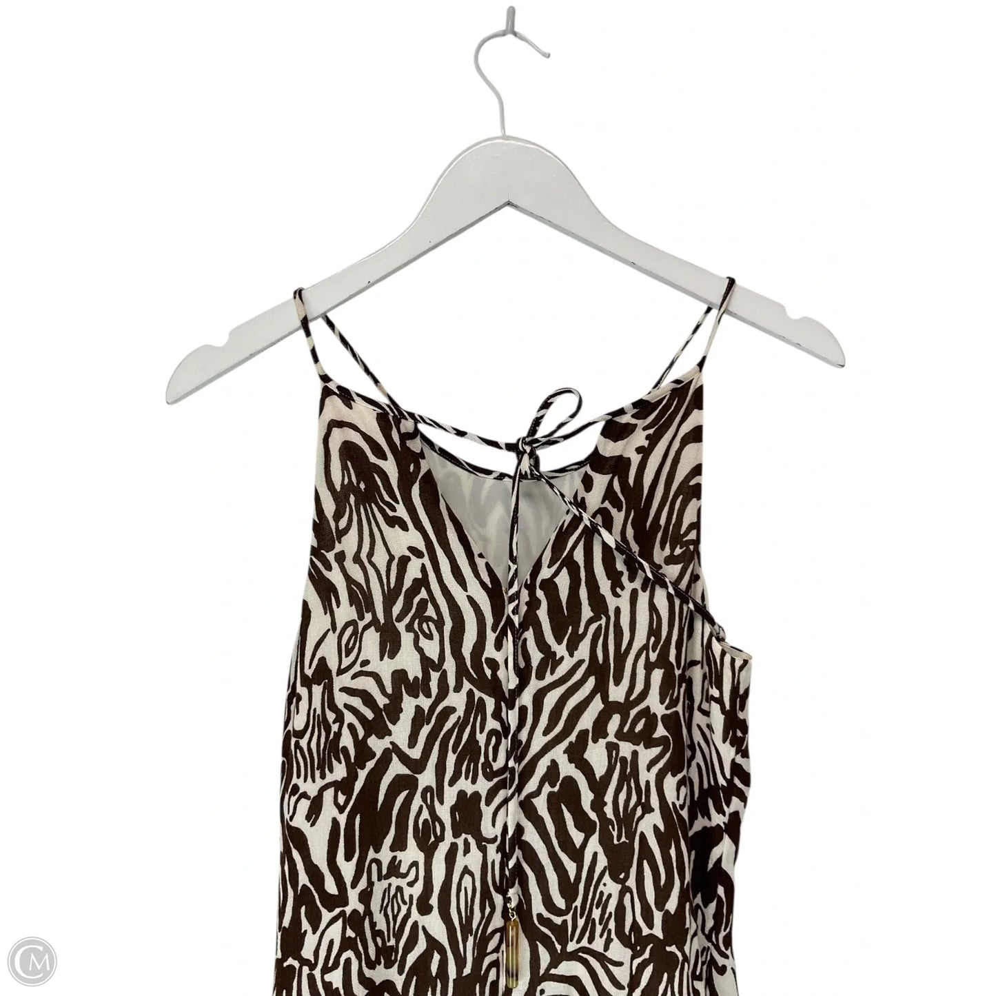 Dress Designer By Lilly Pulitzer In Brown & Cream, Size: Xs
