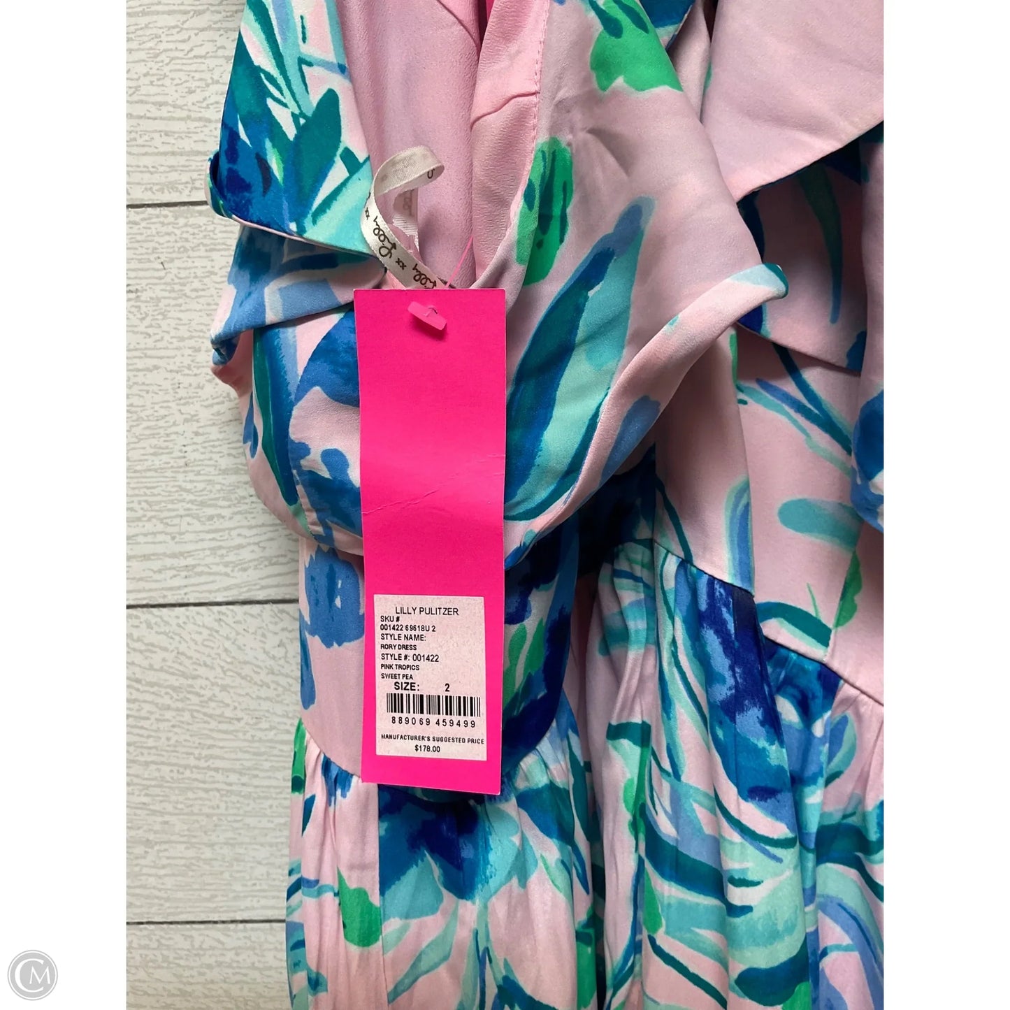 Dress Designer By Lilly Pulitzer In Blue & Pink, Size: 2