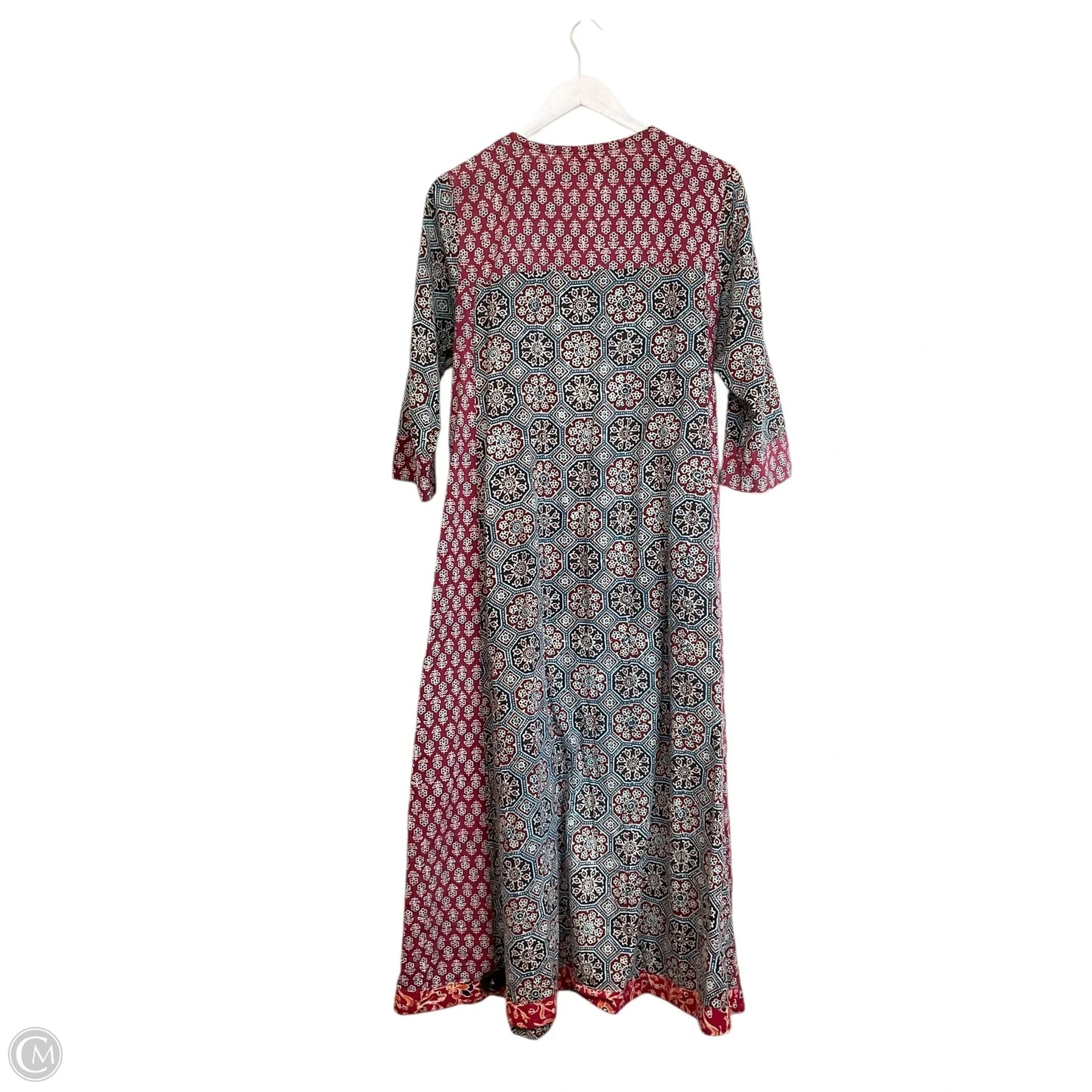 Dress Casual Maxi By April Carnell In Blue & Red, Size: S