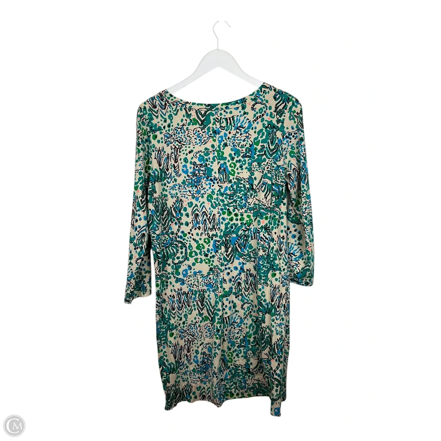 Dress Designer By Lilly Pulitzer In Teal, Size: L