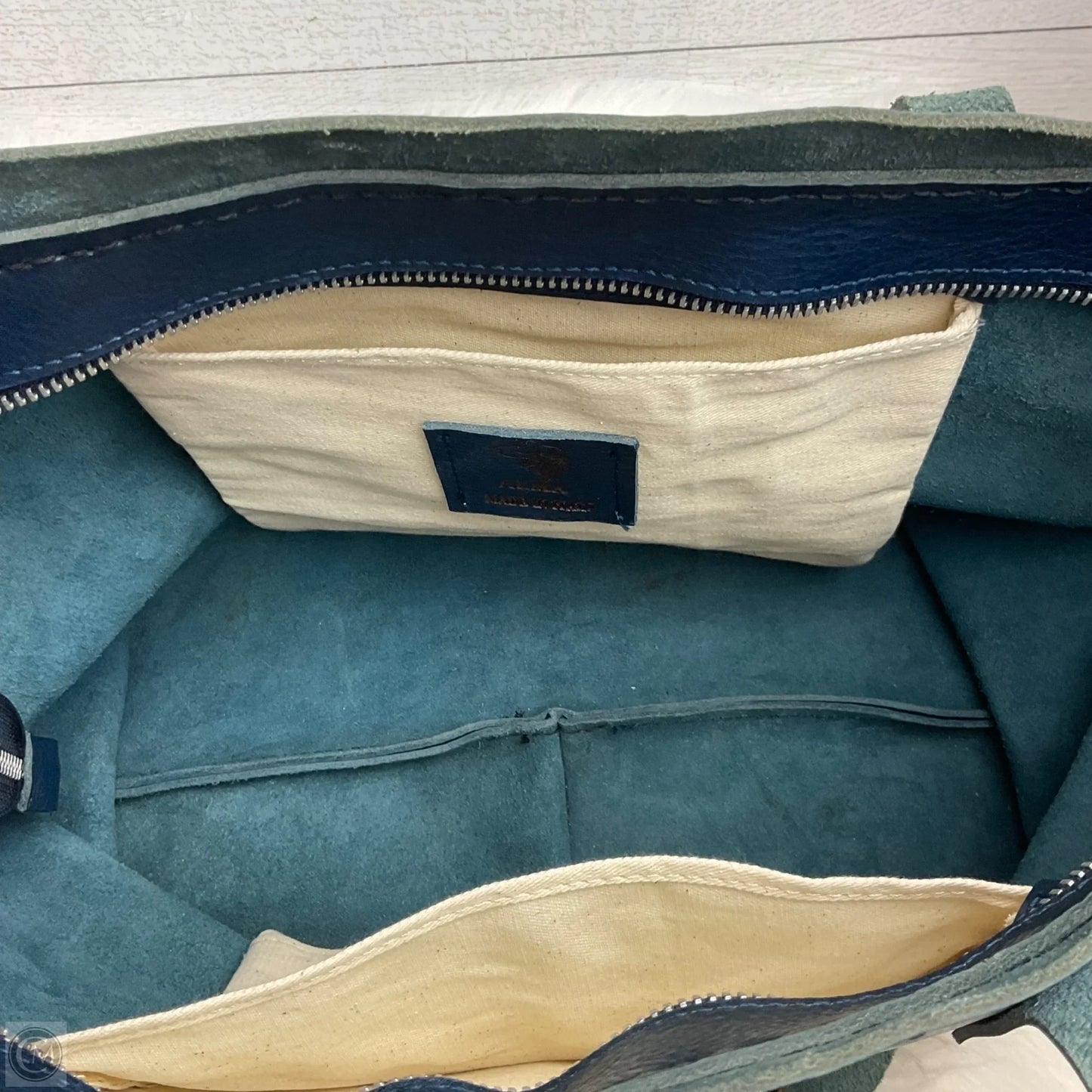 Handbag Leather By Cmb, Size: Large