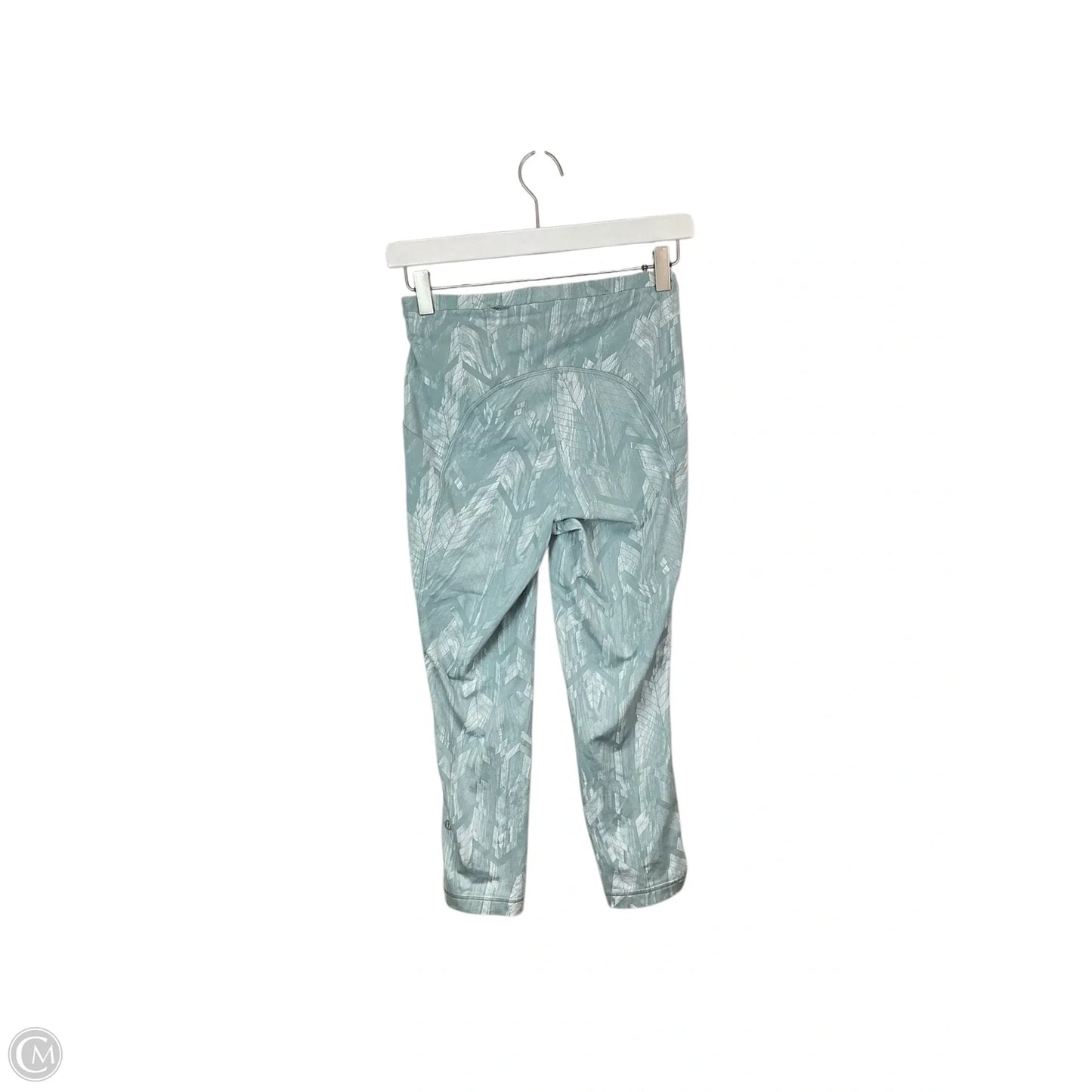 Athletic Capris By Lululemon In Blue, Size: 6