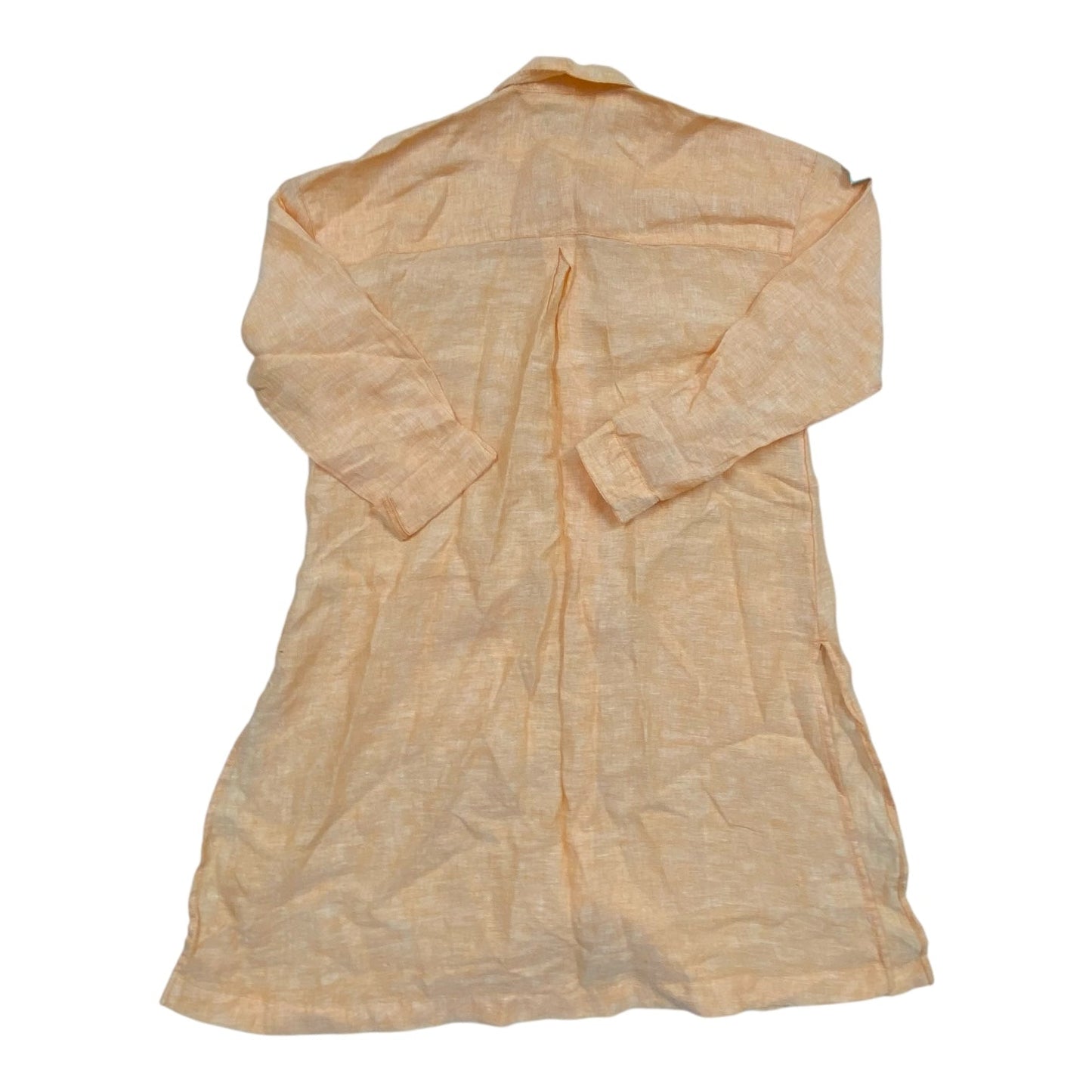 Dress Casual Midi By Jones And Co In Orange, Size:L