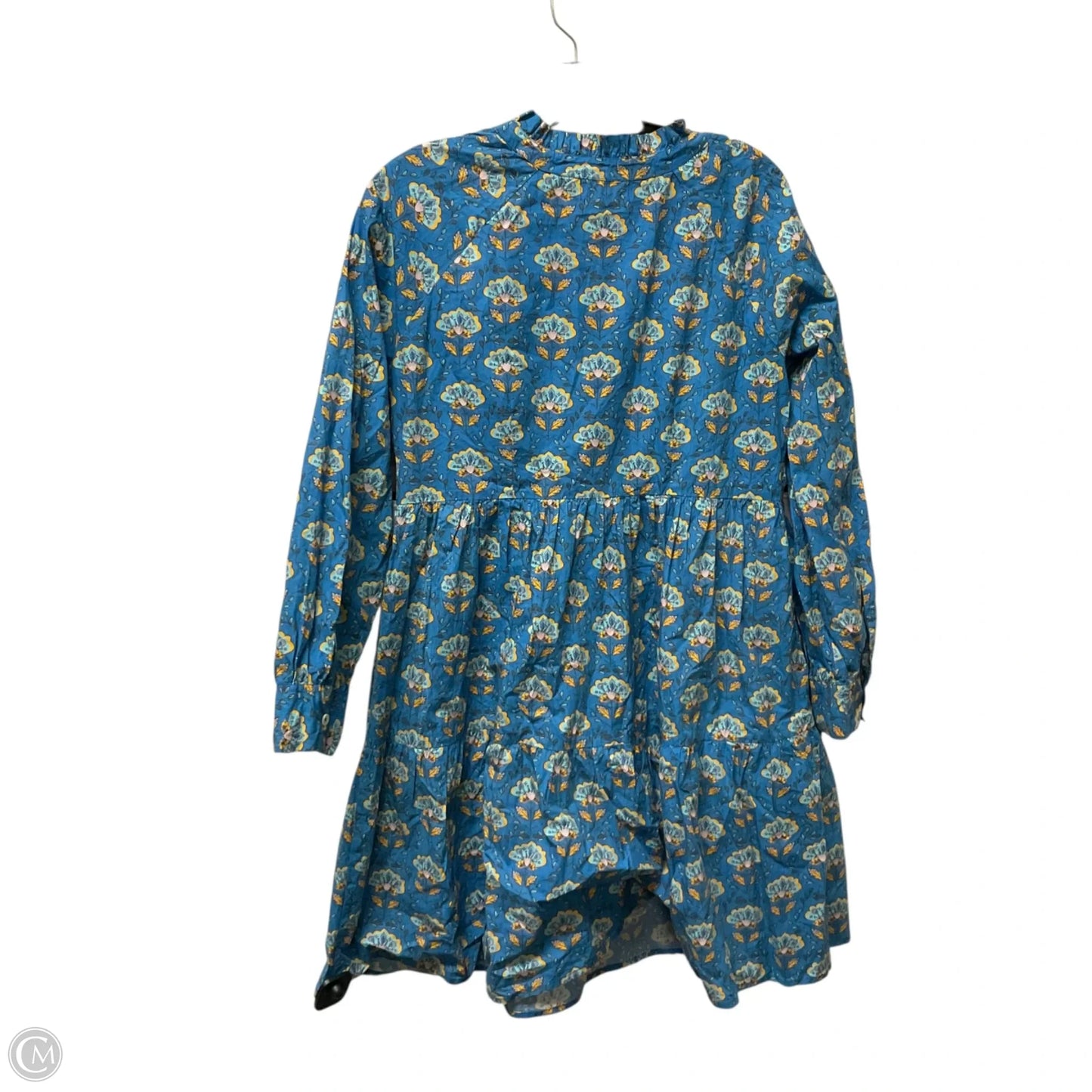 Dress Casual Midi By Cmb In Blue, Size: S