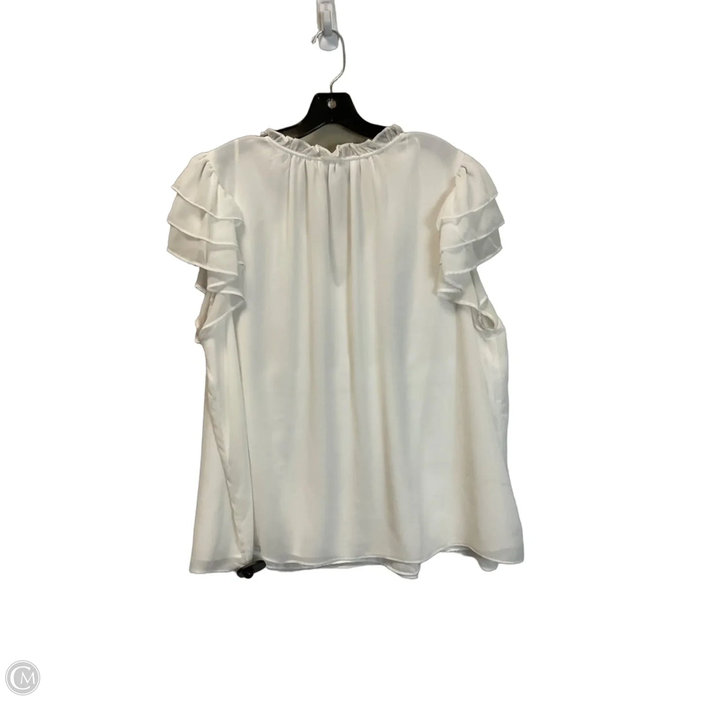 Top Short Sleeve By 1.state In White, Size: 3x