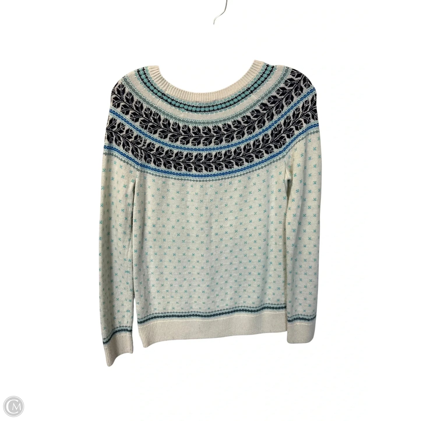 Sweater By Talbots In Cream, Size: M