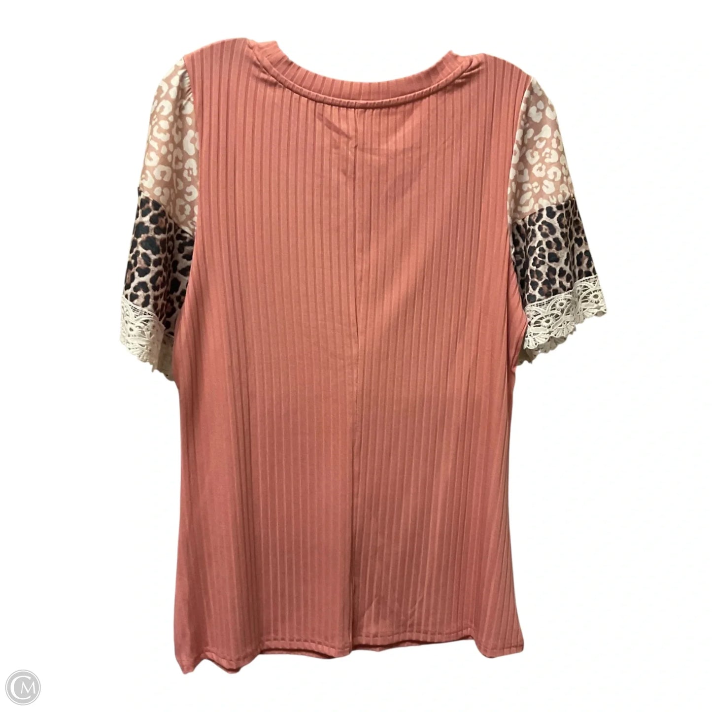 Top Short Sleeve By Clothes Mentor In Pink, Size: M
