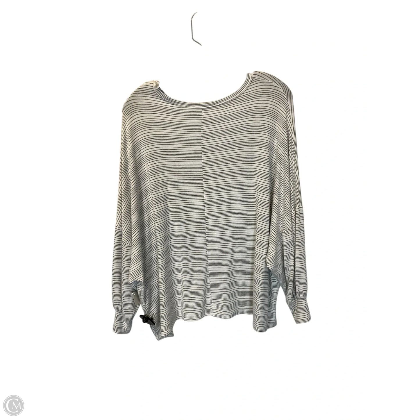 Top Long Sleeve By Andree By Unit In Striped Pattern, Size: M