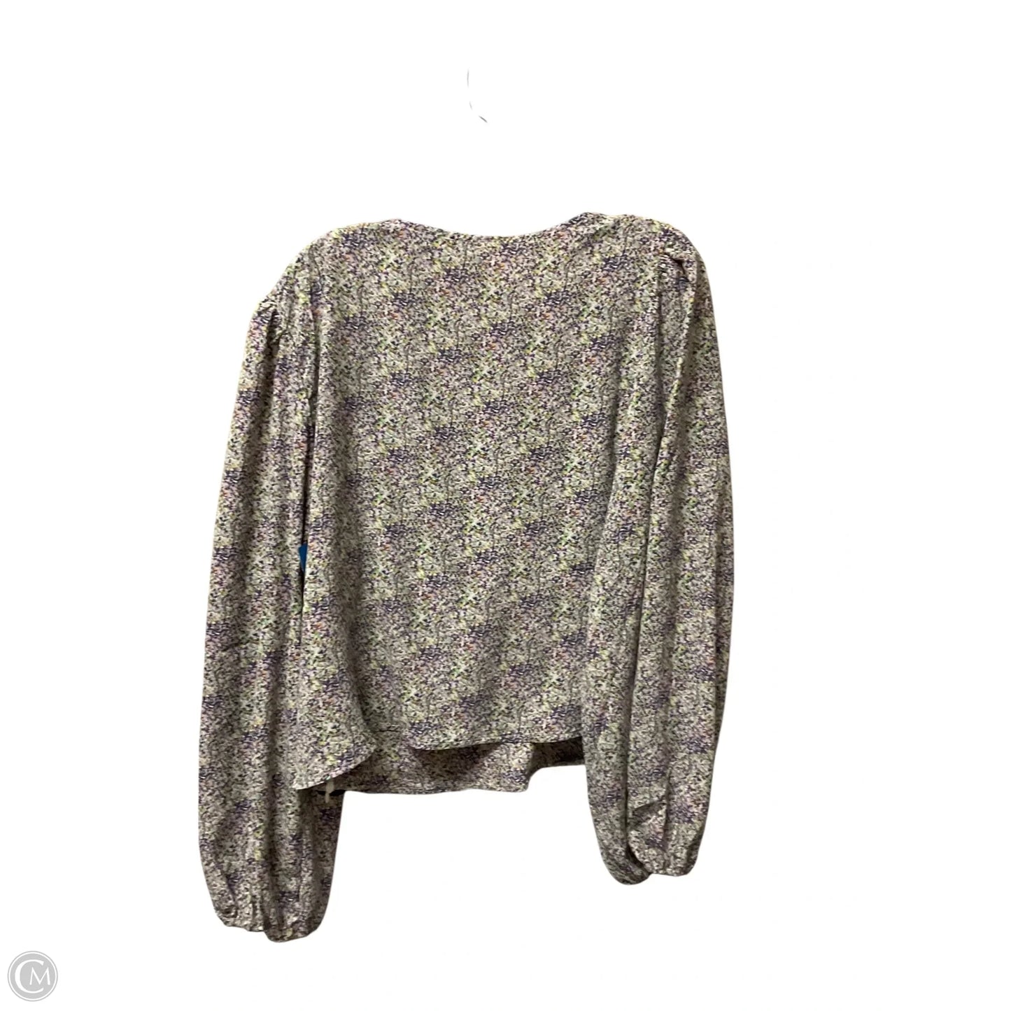 Top Long Sleeve By Skies Are Blue In Multi-colored, Size: L