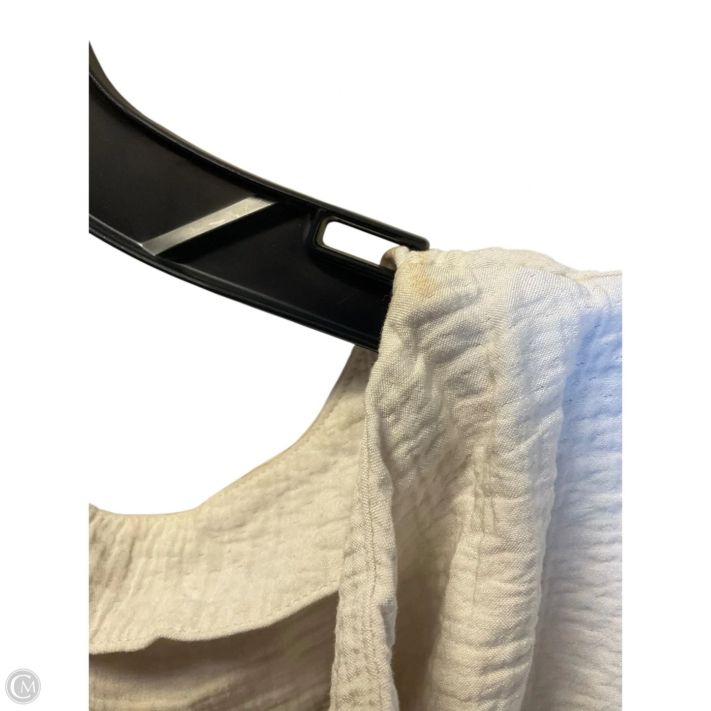 Top Sleeveless By A New Day In Cream, Size: S