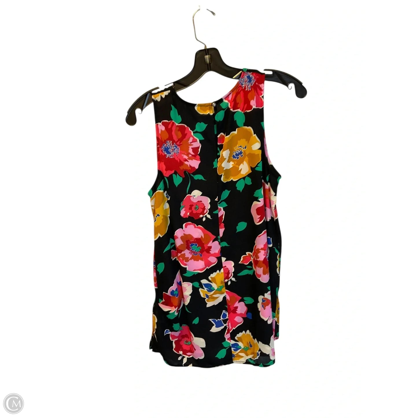 Top Sleeveless By Who What Wear In Floral Print, Size: S