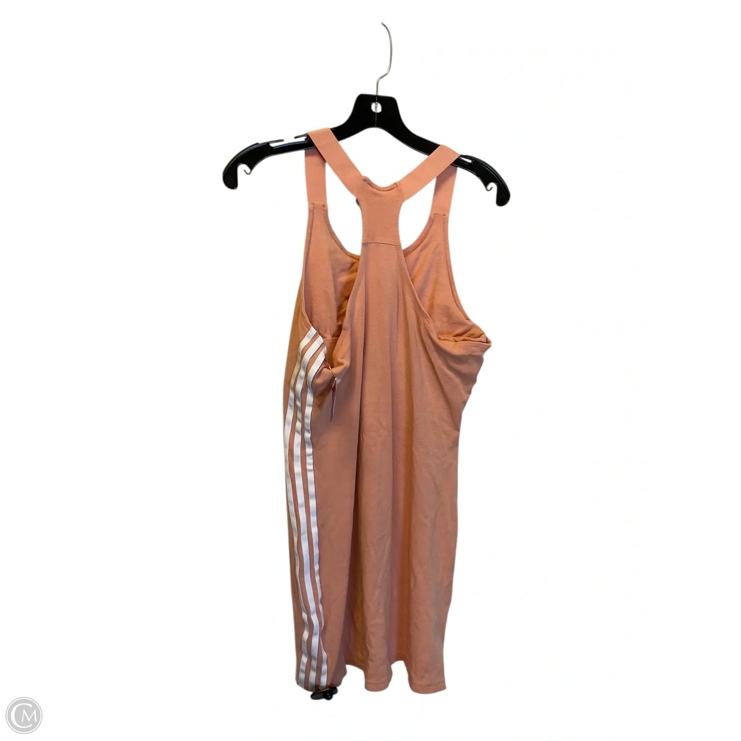 Athletic Dress By Adidas In Peach, Size: L