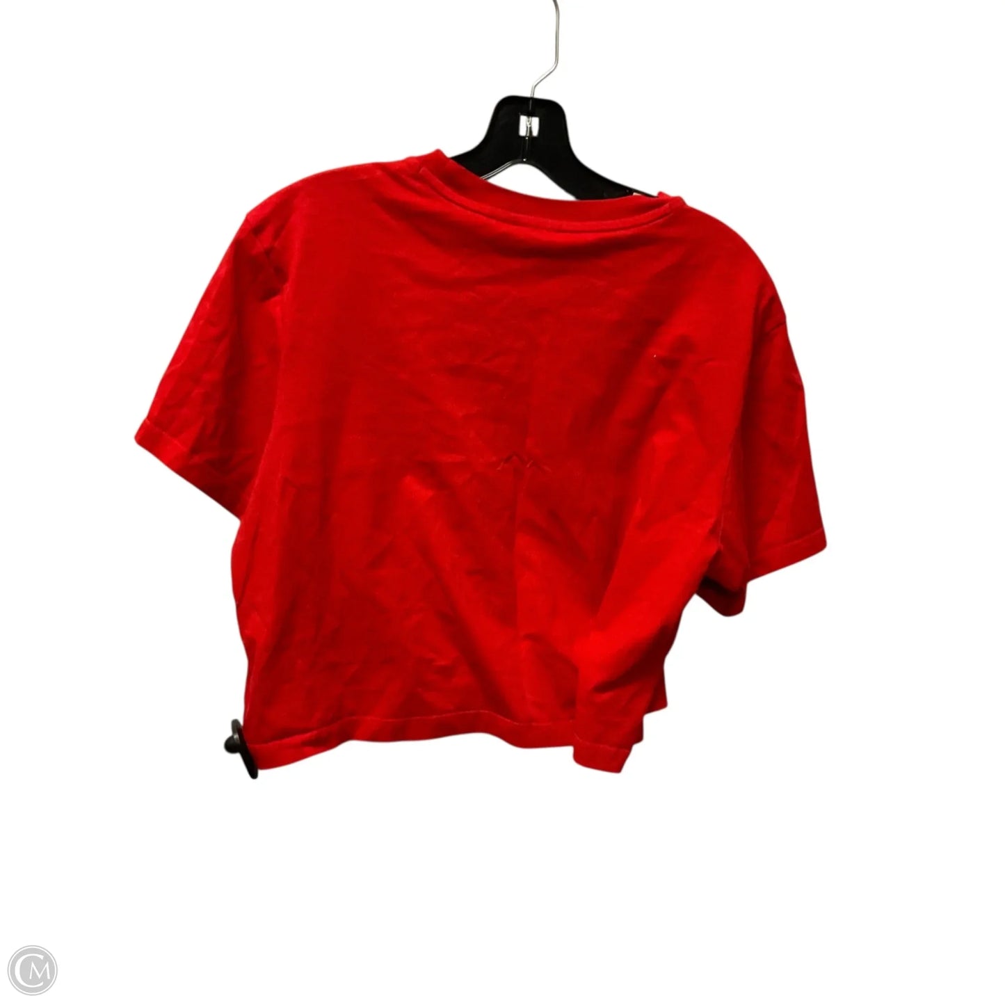 Top Short Sleeve Basic By Adidas In Red, Size: M