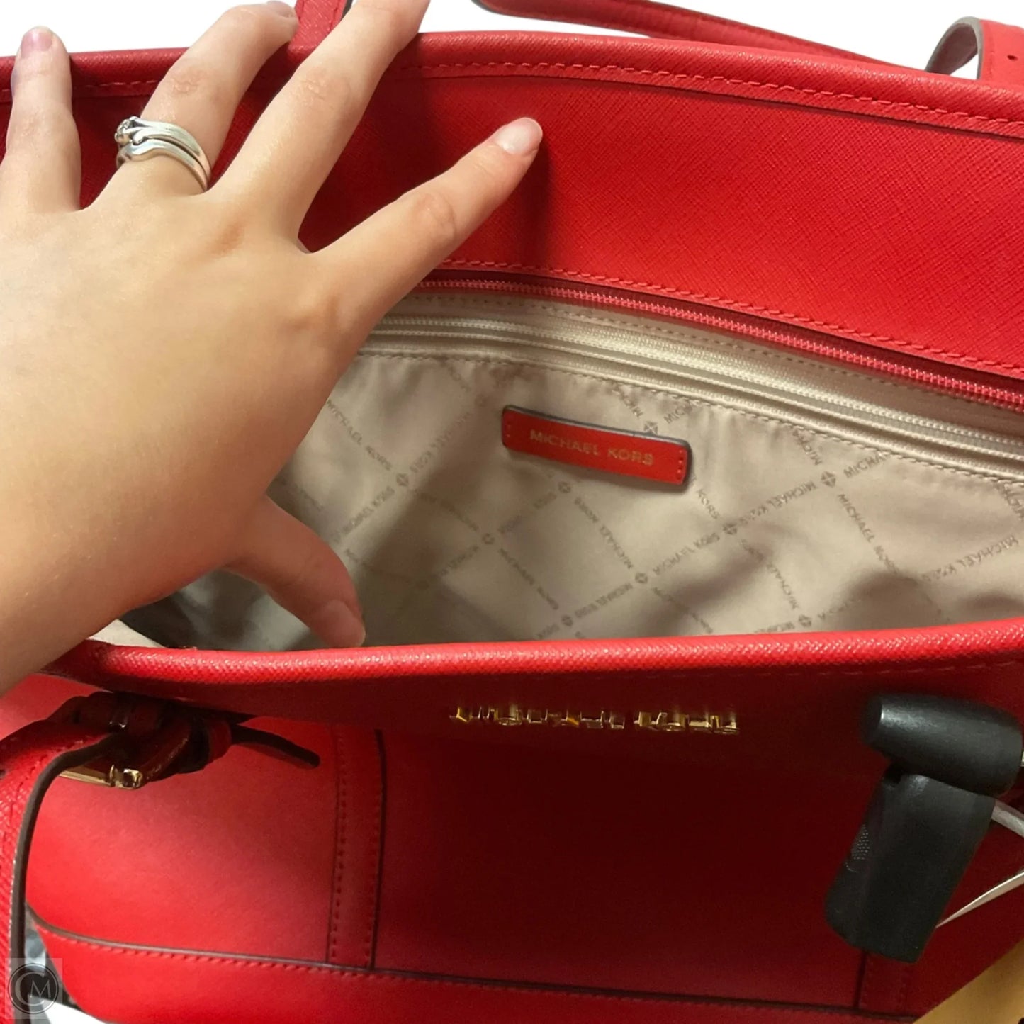 Handbag Designer By Michael Kors, Size: Large