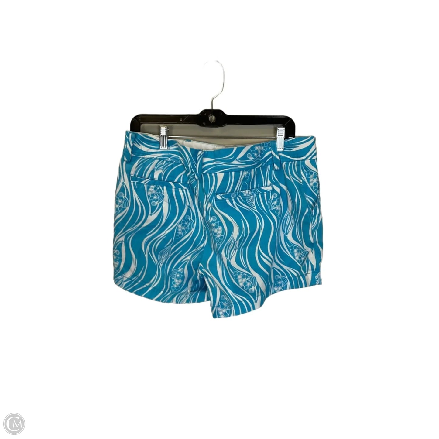Shorts Designer By Lilly Pulitzer In Blue & White, Size: 8