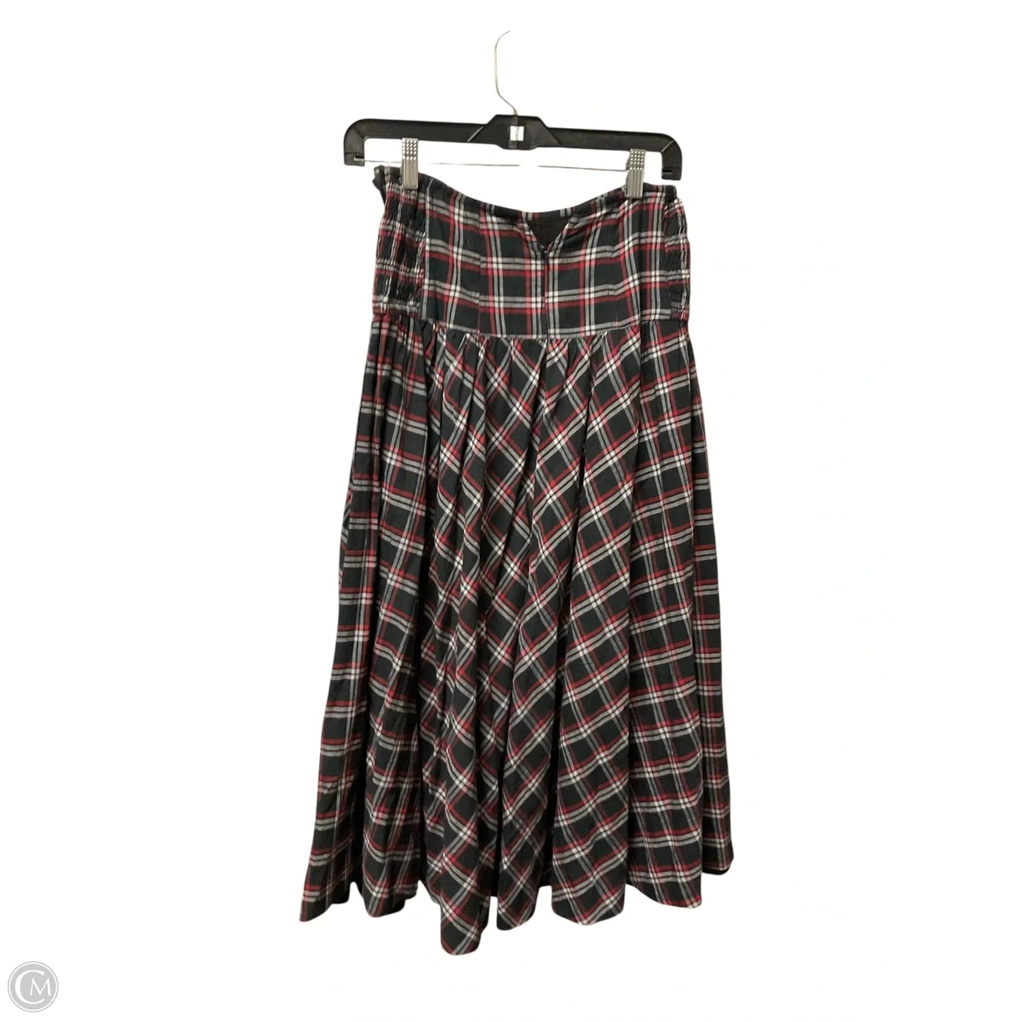 Skirt Midi By Banjanan In Plaid Pattern, Size: Xs