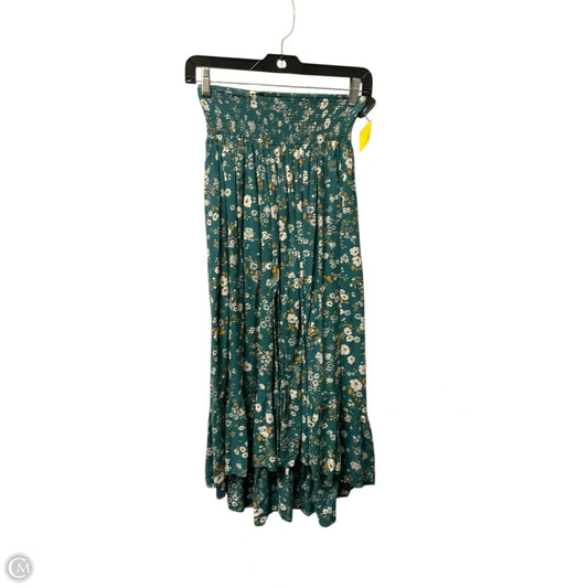 Skirt Maxi By Patrons Of Peace In Teal, Size: Xs