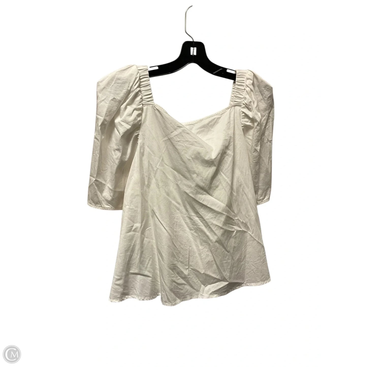 Top Short Sleeve By Crosby In White, Size: Xl