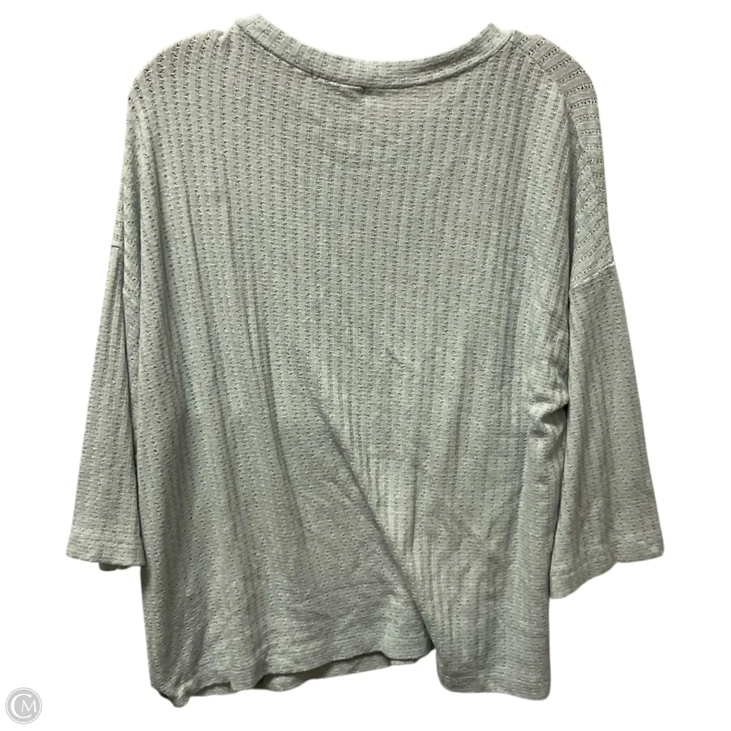 Top 3/4 Sleeve By Entro In Blue, Size: S