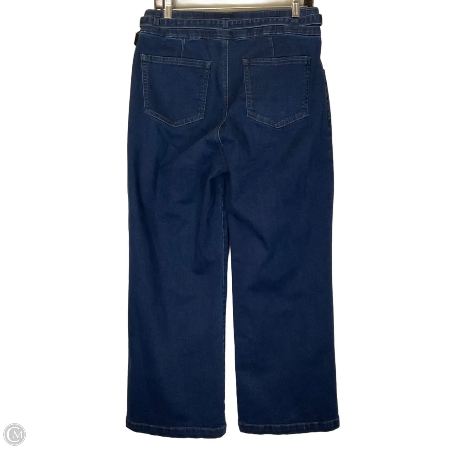 Jeans Wide Leg By Draper James In Blue Denim, Size: 12