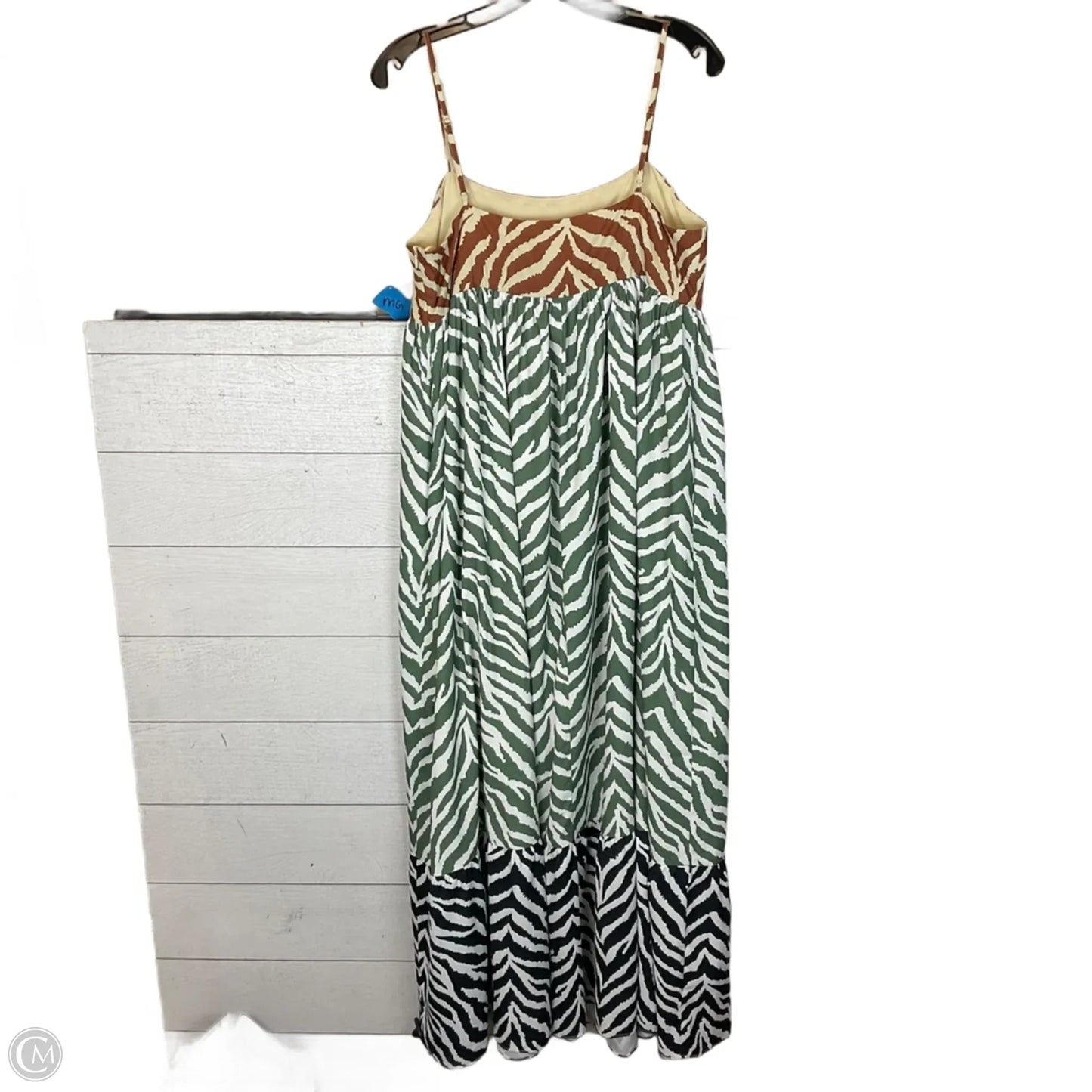 Dress Casual Maxi By English Factory In Zebra Print, Size: L