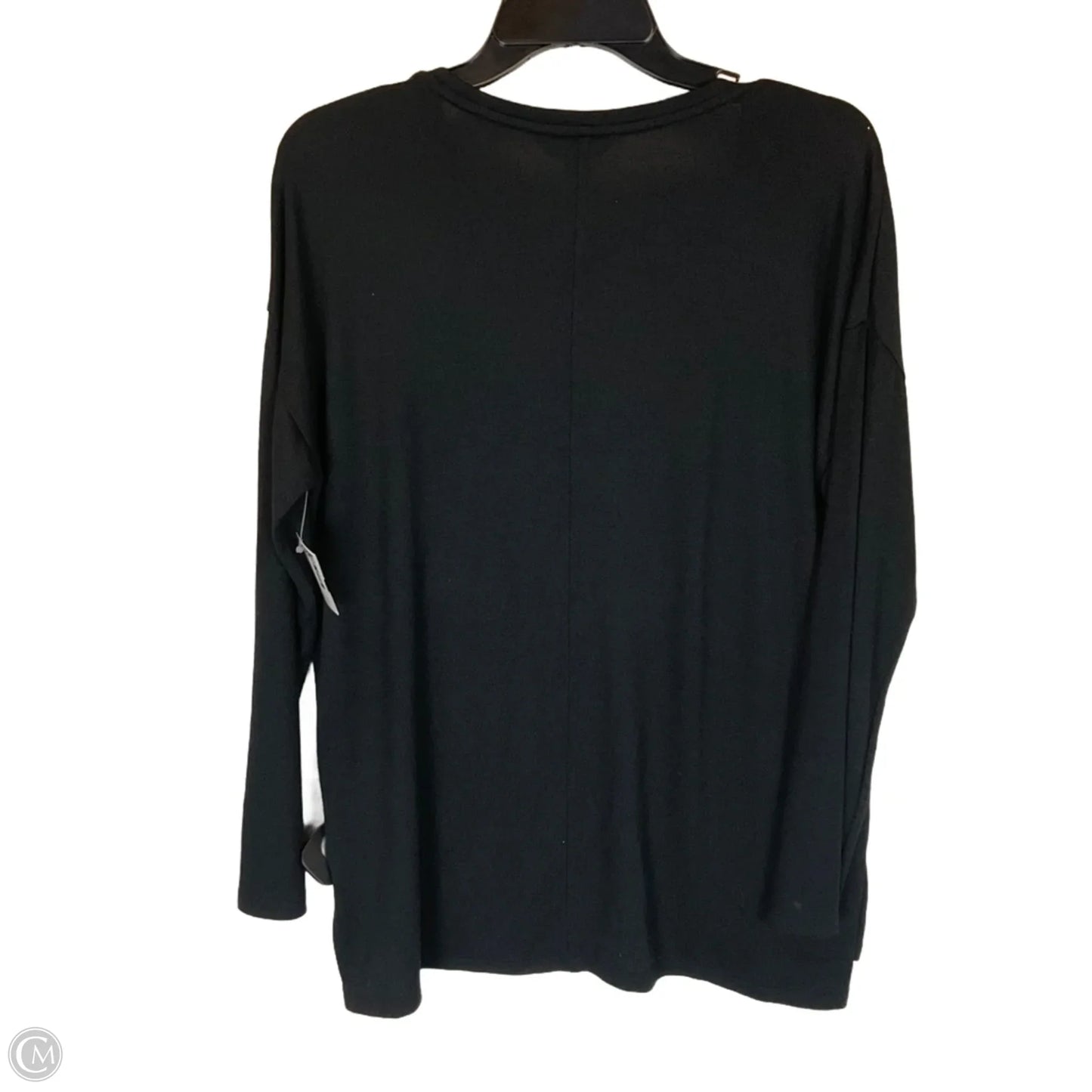 Top Long Sleeve By Banana Republic In Black, Size: M