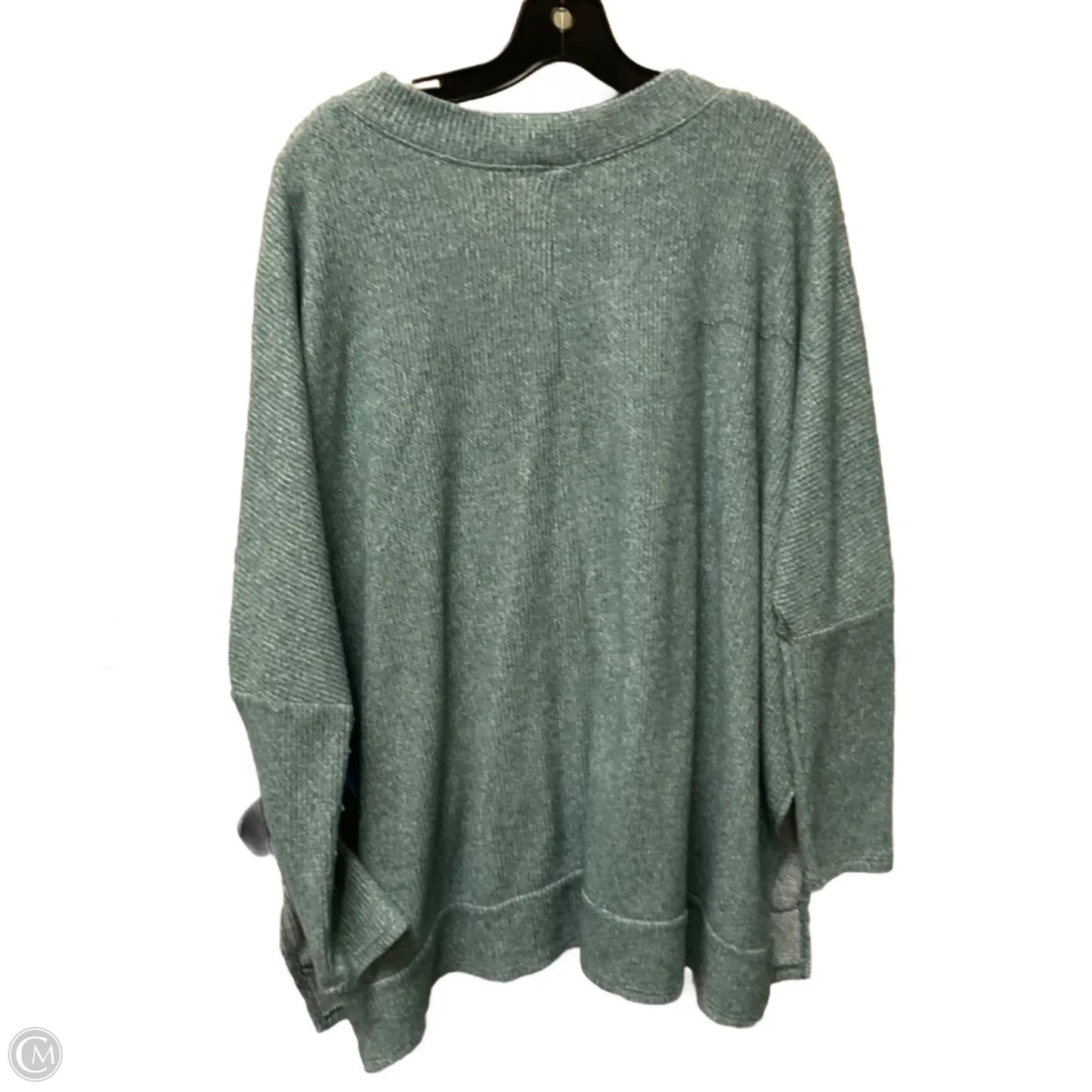 Top Long Sleeve By Clothes Mentor In Green, Size: M