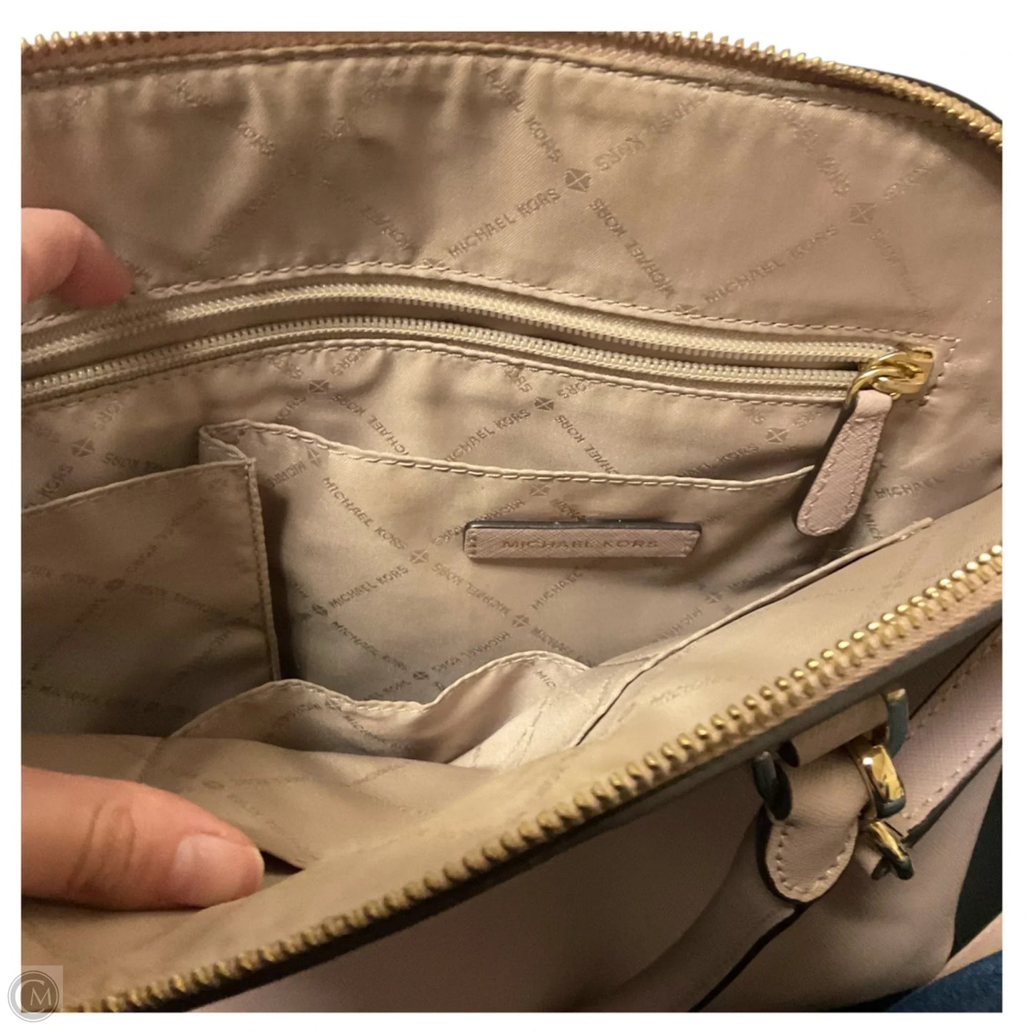 Crossbody Designer By Michael Kors, Size: Medium