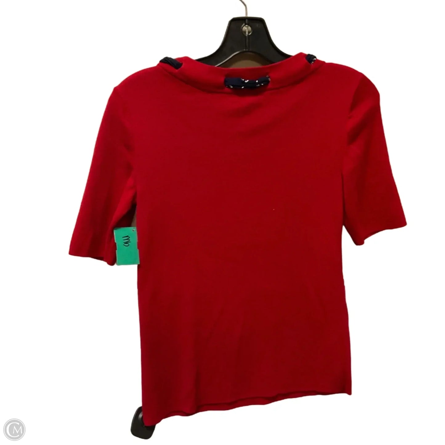 Top Short Sleeve By Talbots In Red, Size: Xs