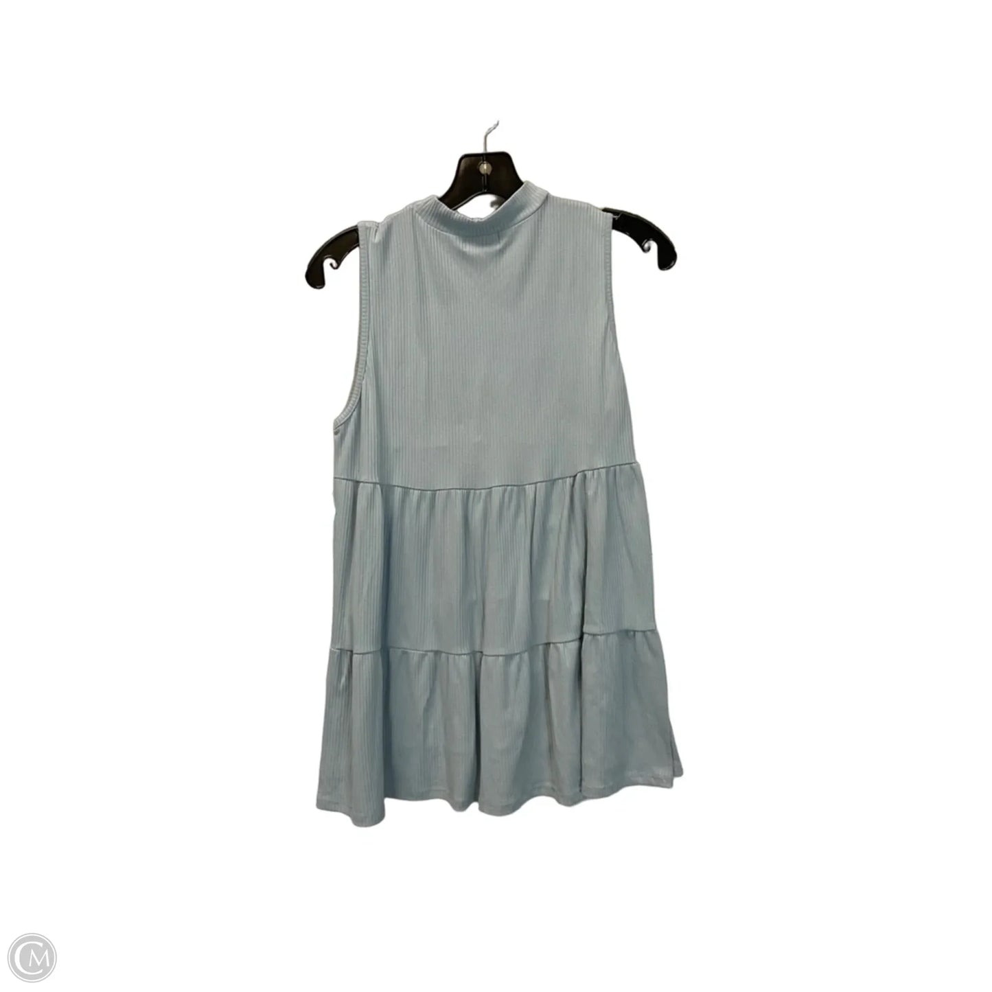 Top Sleeveless By Pink Lily In Blue, Size: S
