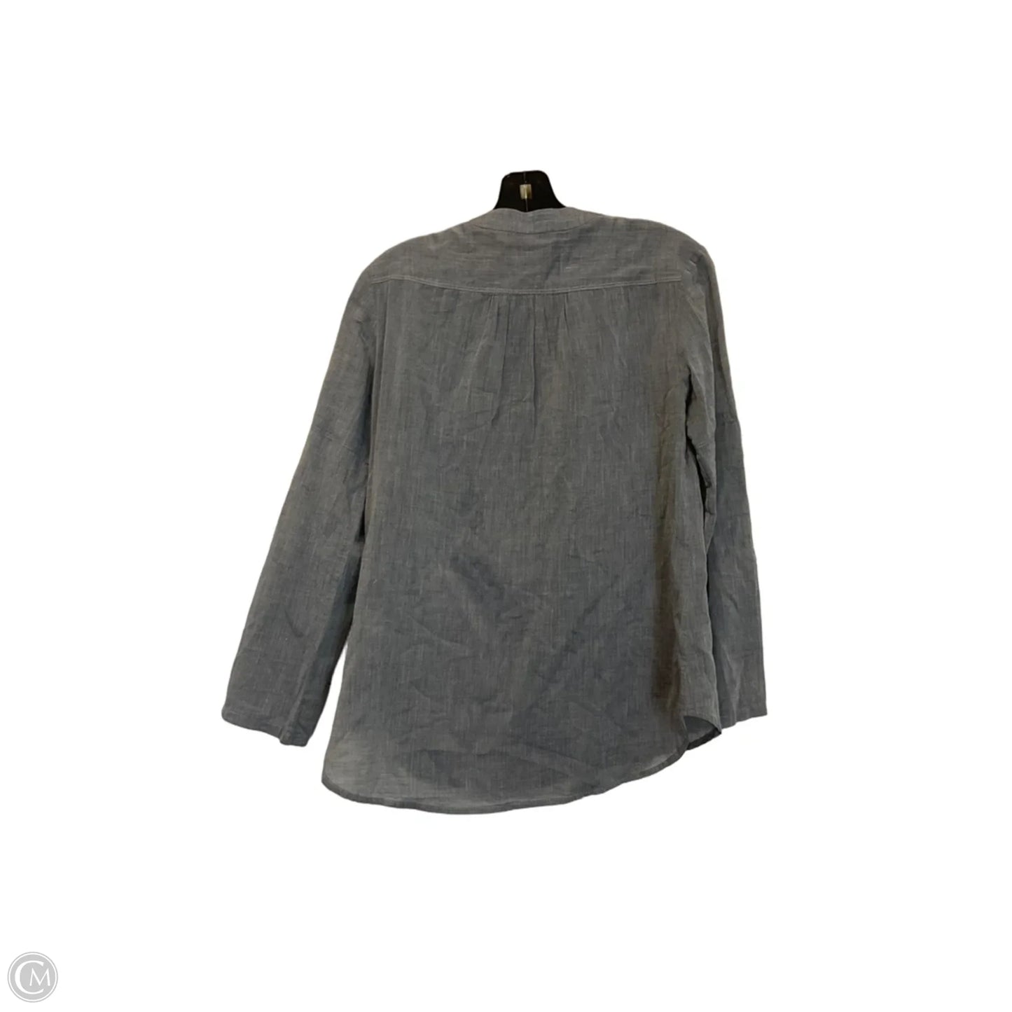 Top Long Sleeve By Trina By Trina Turk In Blue, Size: S