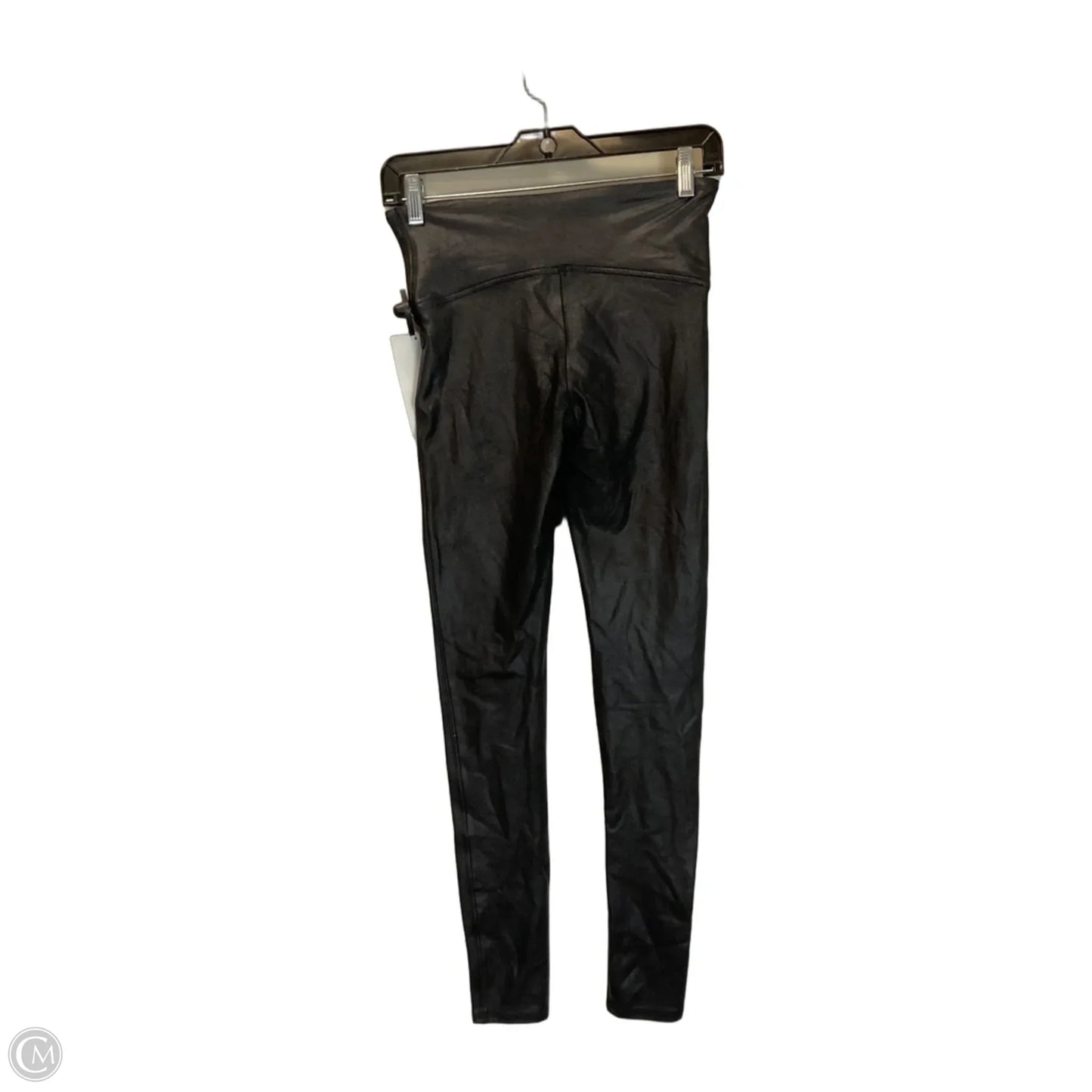 Athletic Leggings By Spanx In Black, Size: M