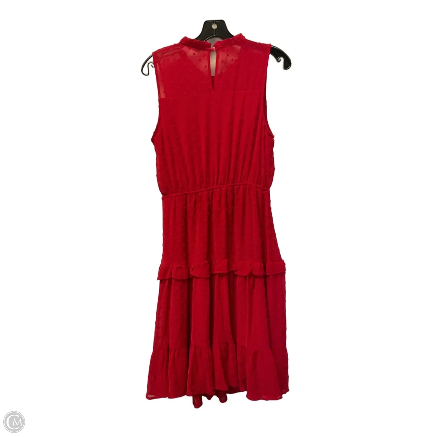 Dress Casual Midi By Monteau In Red, Size: L