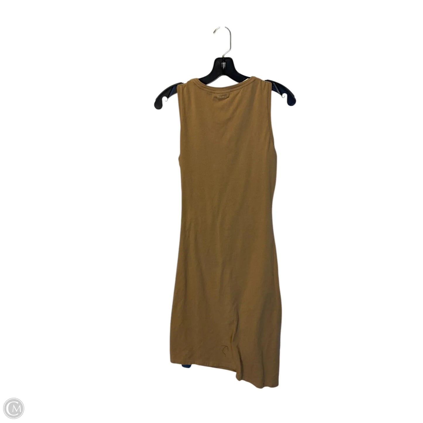 Dress Casual Midi By Michael By Michael Kors In Tan, Size: S