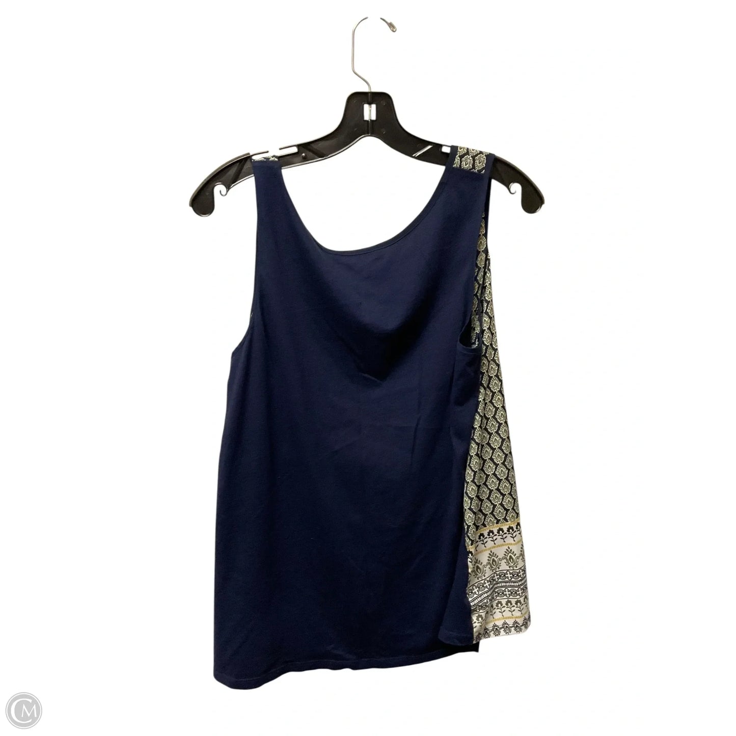 Top Sleeveless By Banana Republic In Blue, Size: L