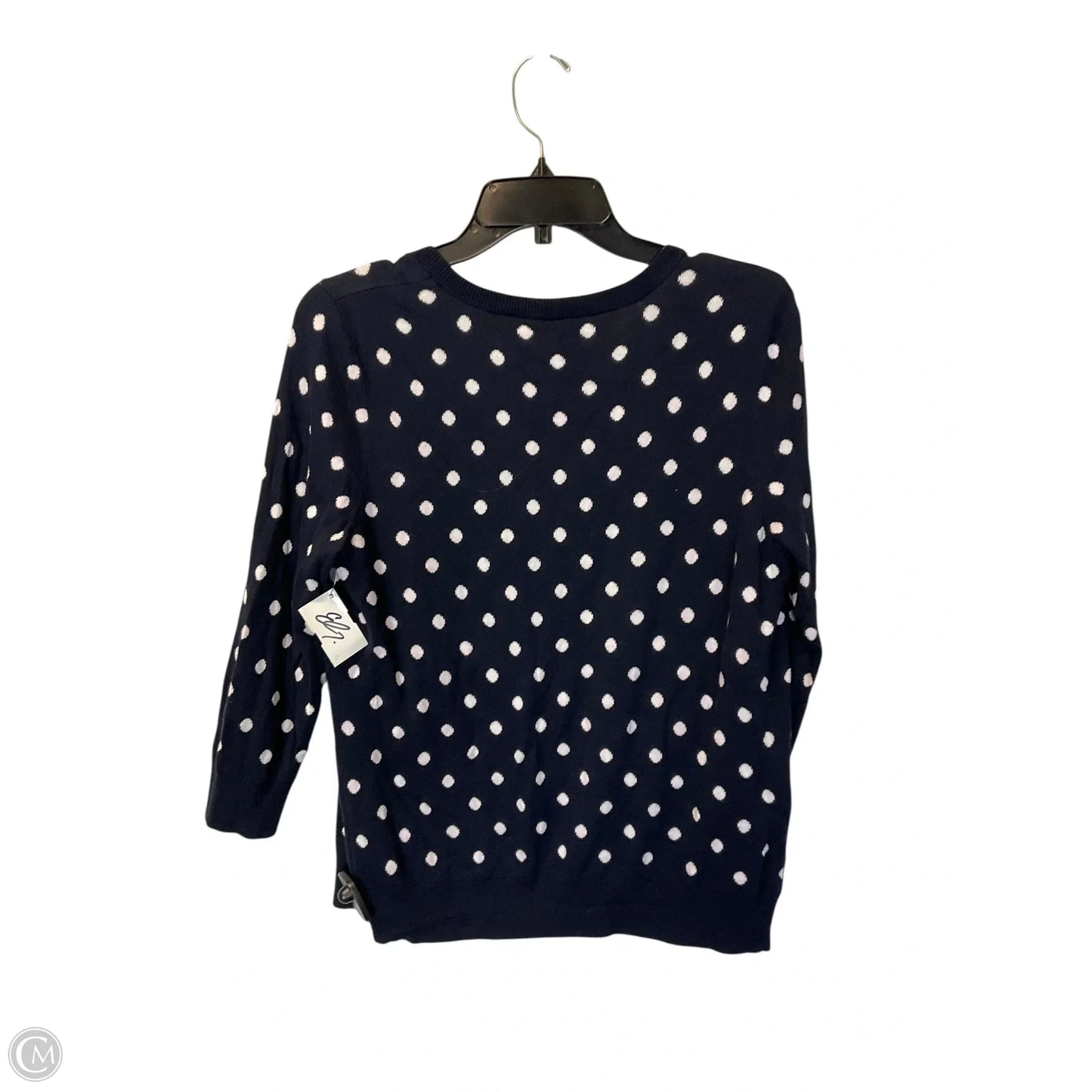 Cardigan By Talbots In Polkadot Pattern, Size: M