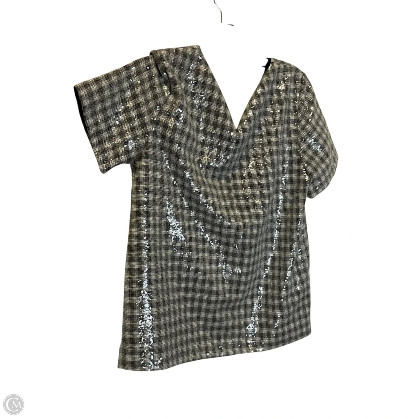 Top Short Sleeve By Draper James In Grey, Size: S