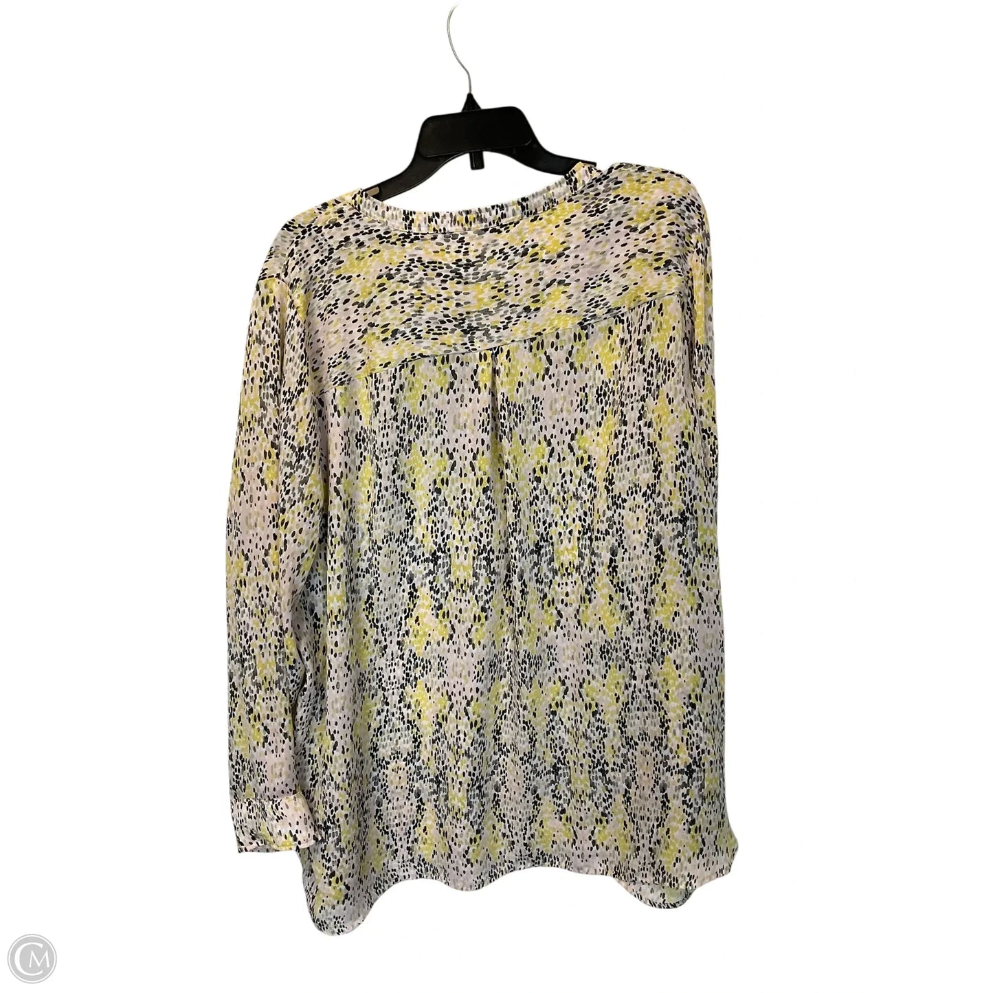 Top Long Sleeve Basic By Liz Claiborne In Pink, Size: 3x