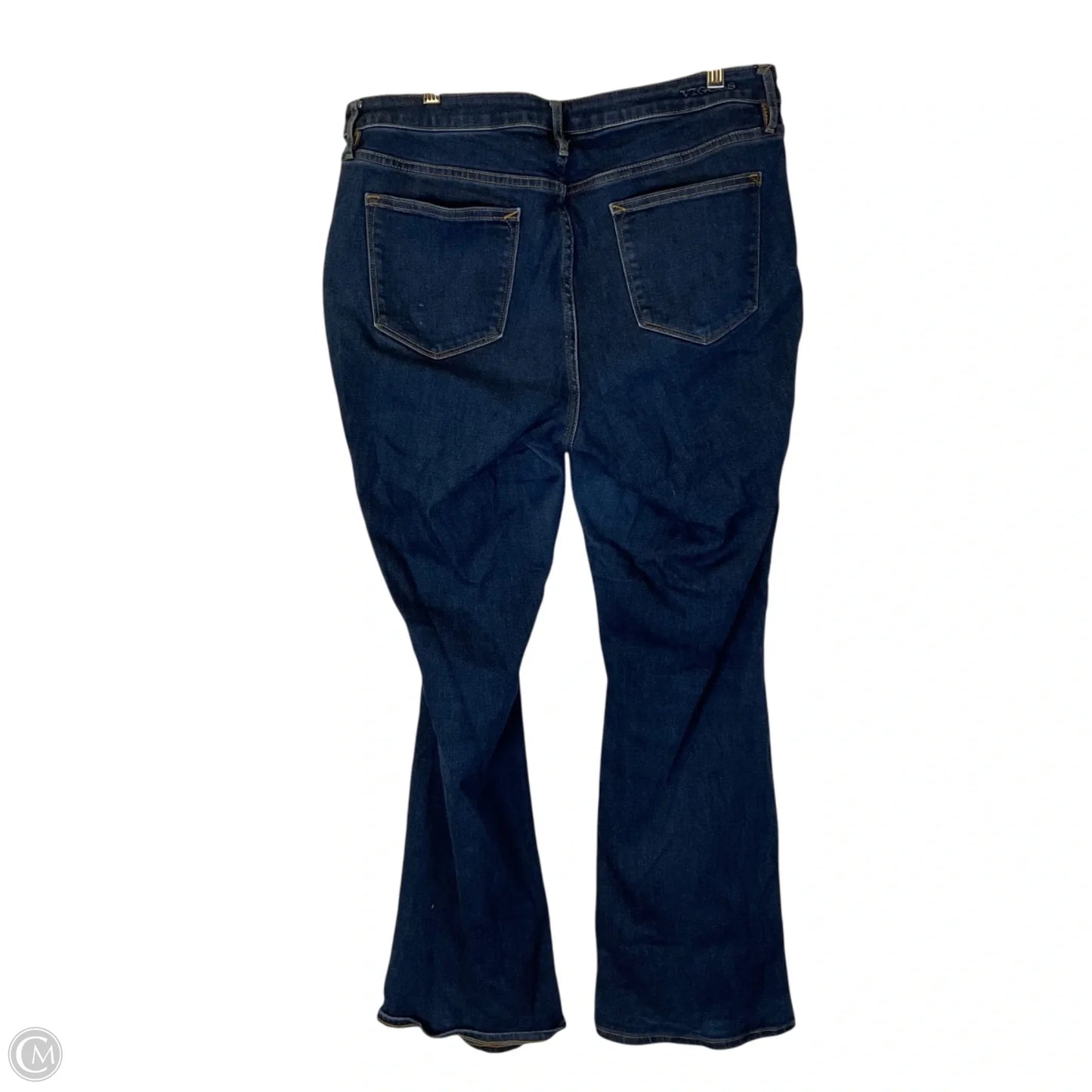 Jeans Boot Cut By Vigoss In Blue Denim, Size: 14