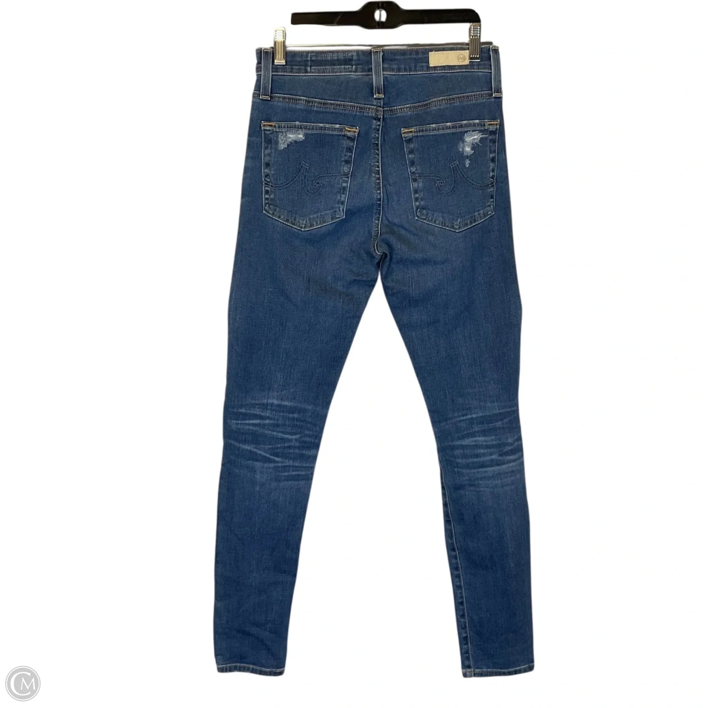 Jeans Skinny By Ag Jeans In Blue Denim, Size: 2
