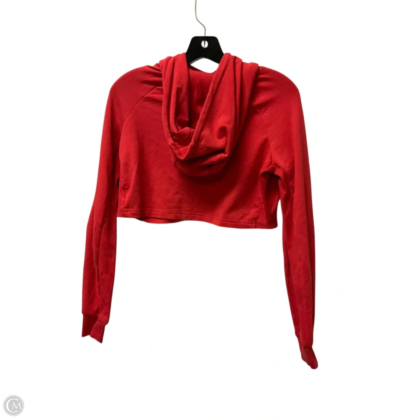 Athletic Sweatshirt Hoodie By Gym Shark In Red, Size: Xs