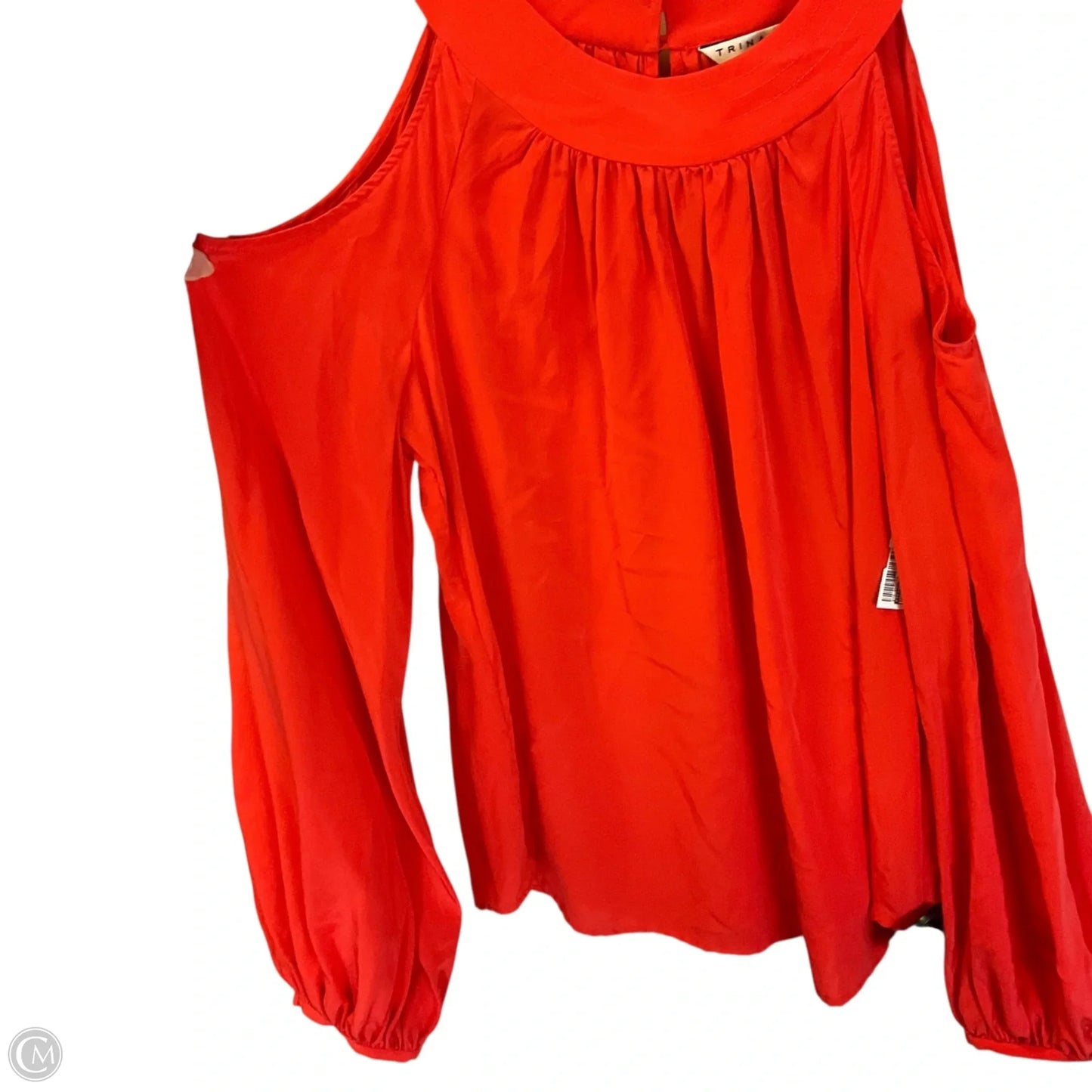 Top Long Sleeve By Trina Turk In Orange, Size: L