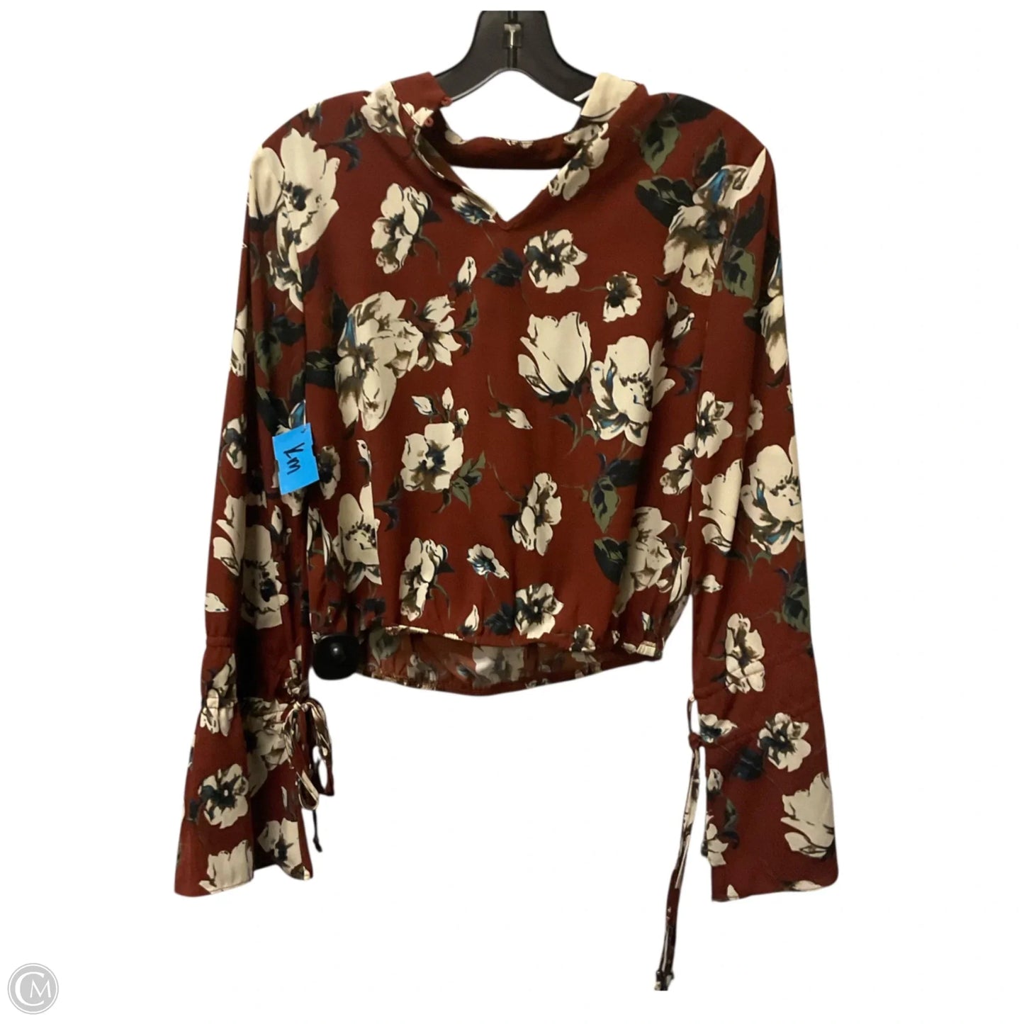Top Long Sleeve By Altard State In Floral Print, Size: S
