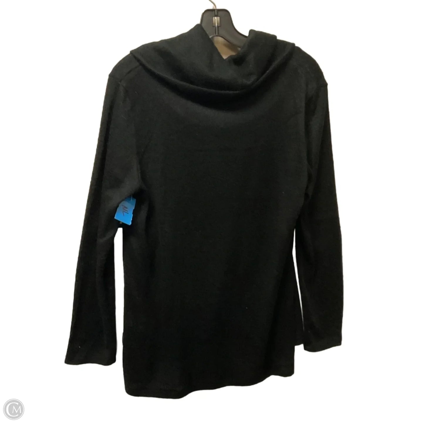 Top Long Sleeve By Dkny In Black, Size: M