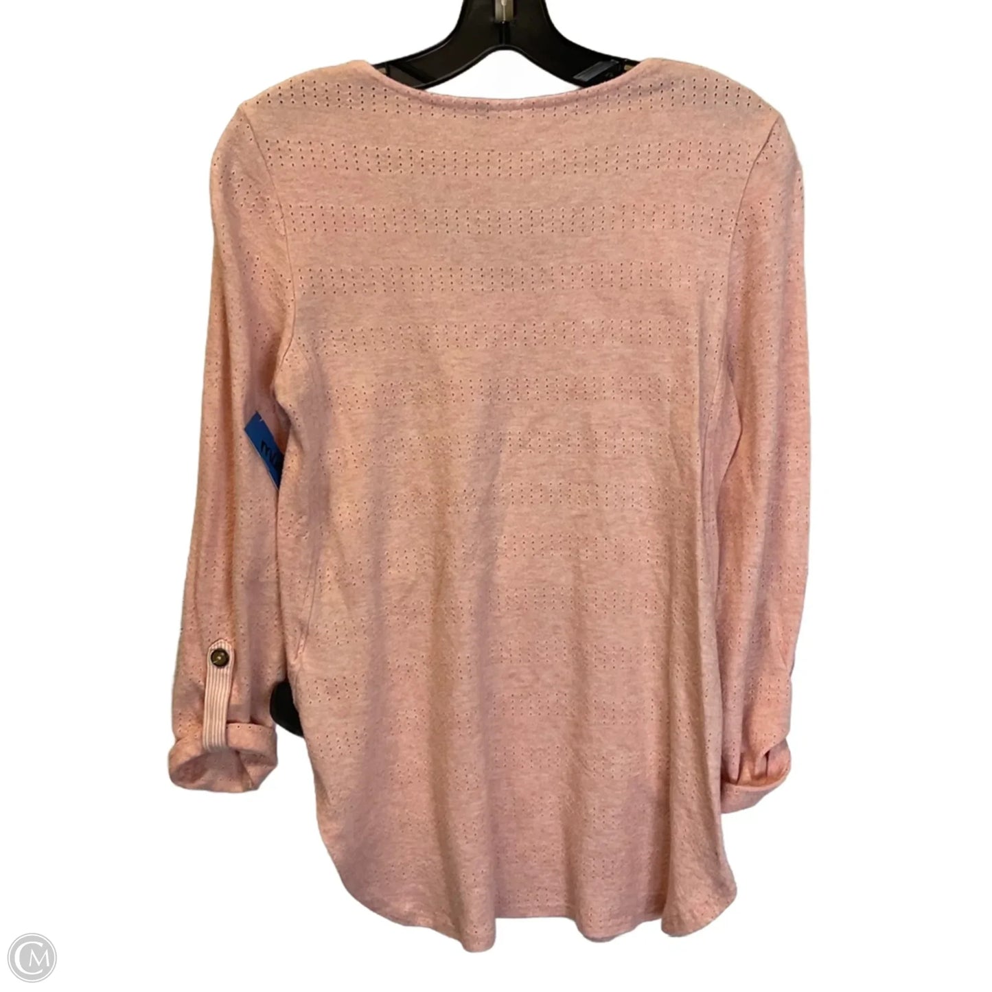 Top Long Sleeve Basic By Eri + Ali In Pink, Size: Xs