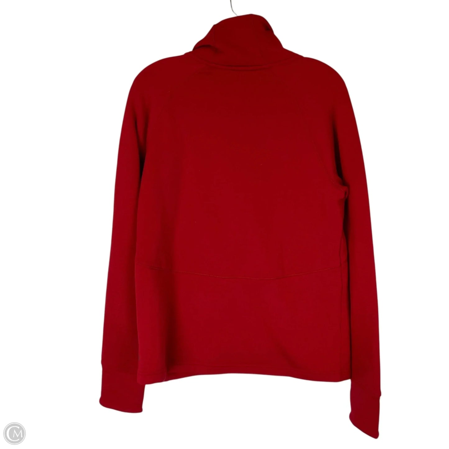 Top Long Sleeve By Athleta In Red, Size: S