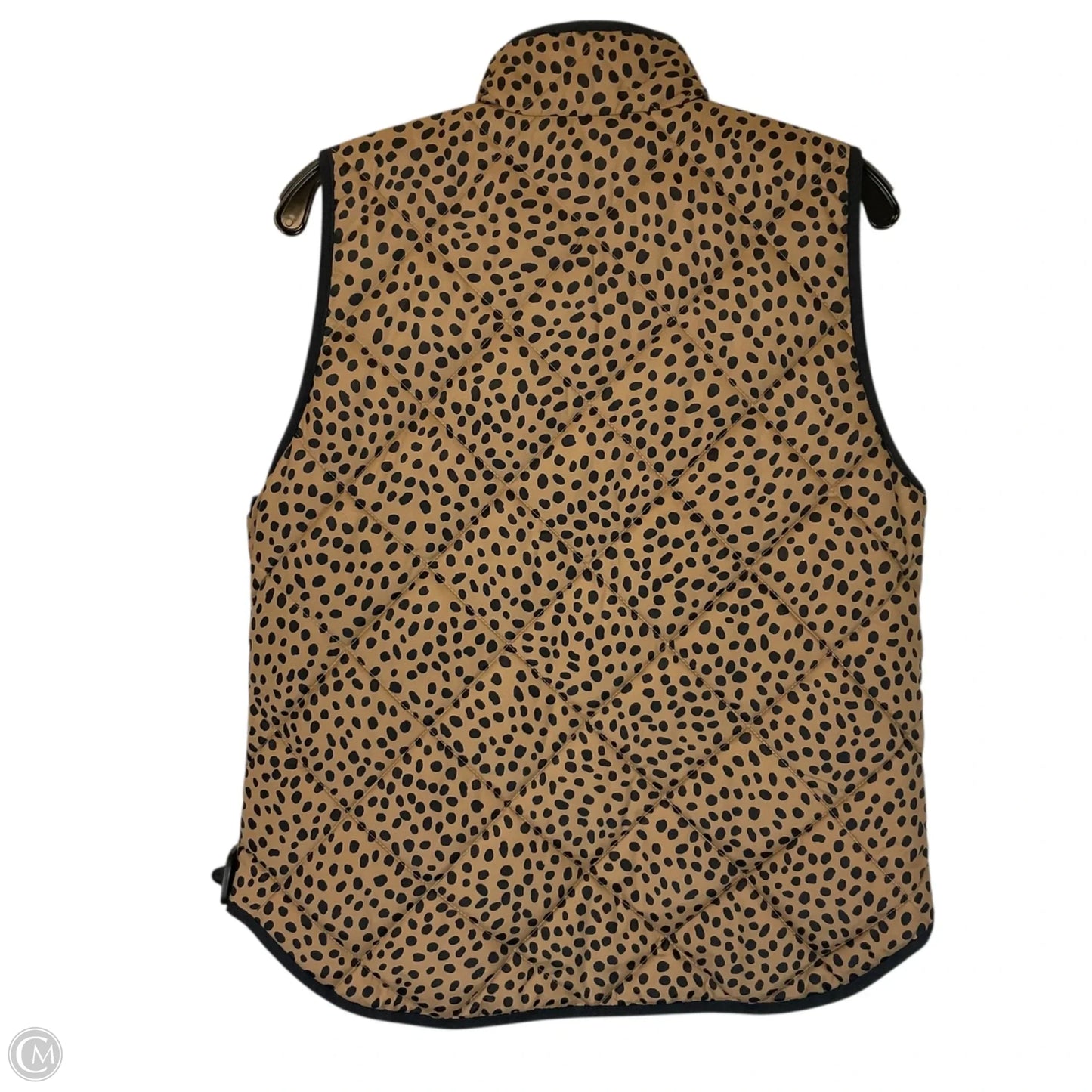Vest Puffer & Quilted By J. Crew In Animal Print, Size: M