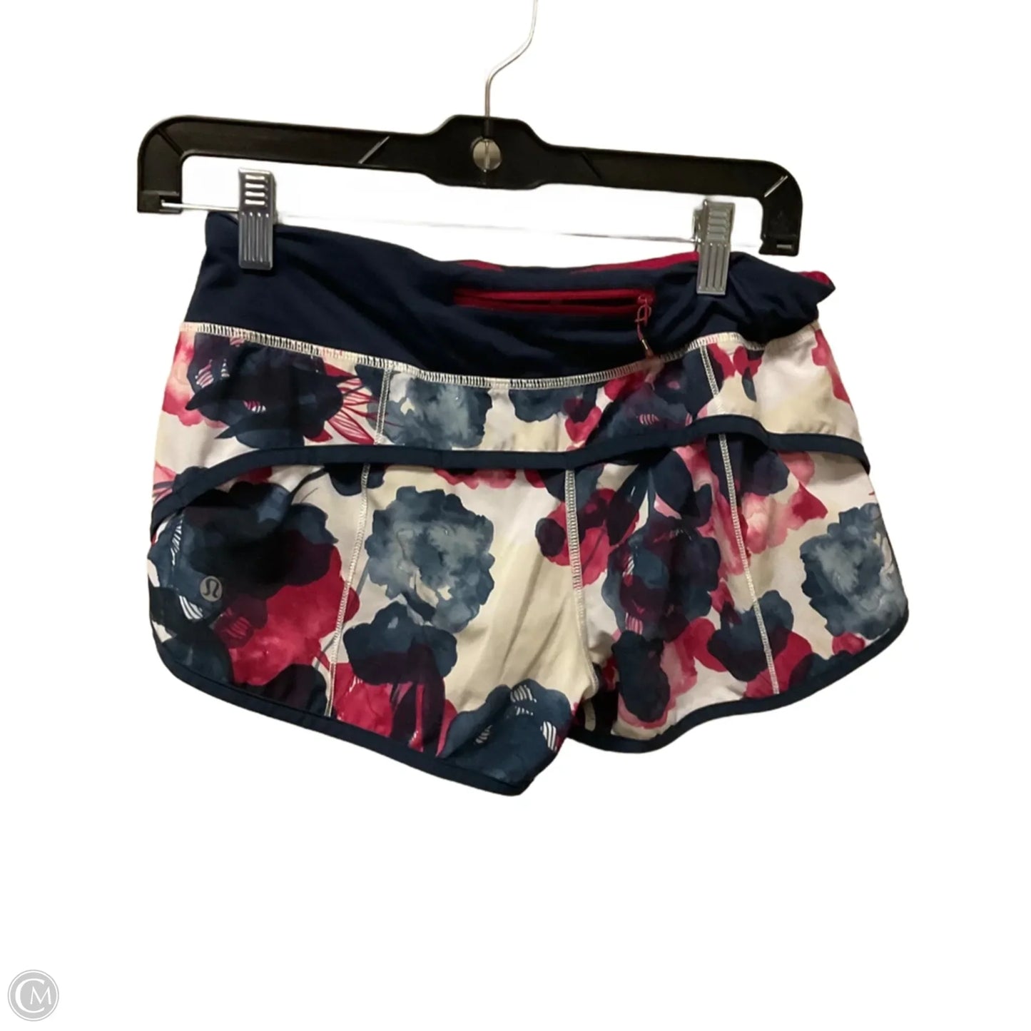 Athletic Shorts By Lululemon In Blue, Size: 4