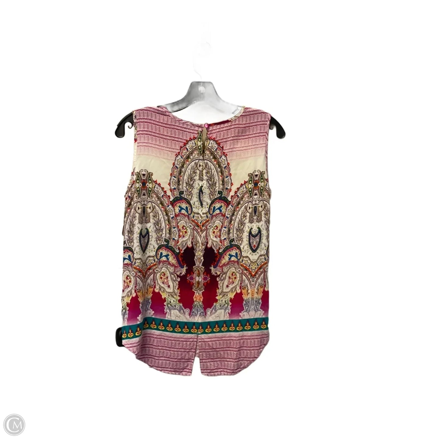 Top Sleeveless Basic By Tribal In Cream, Size: M